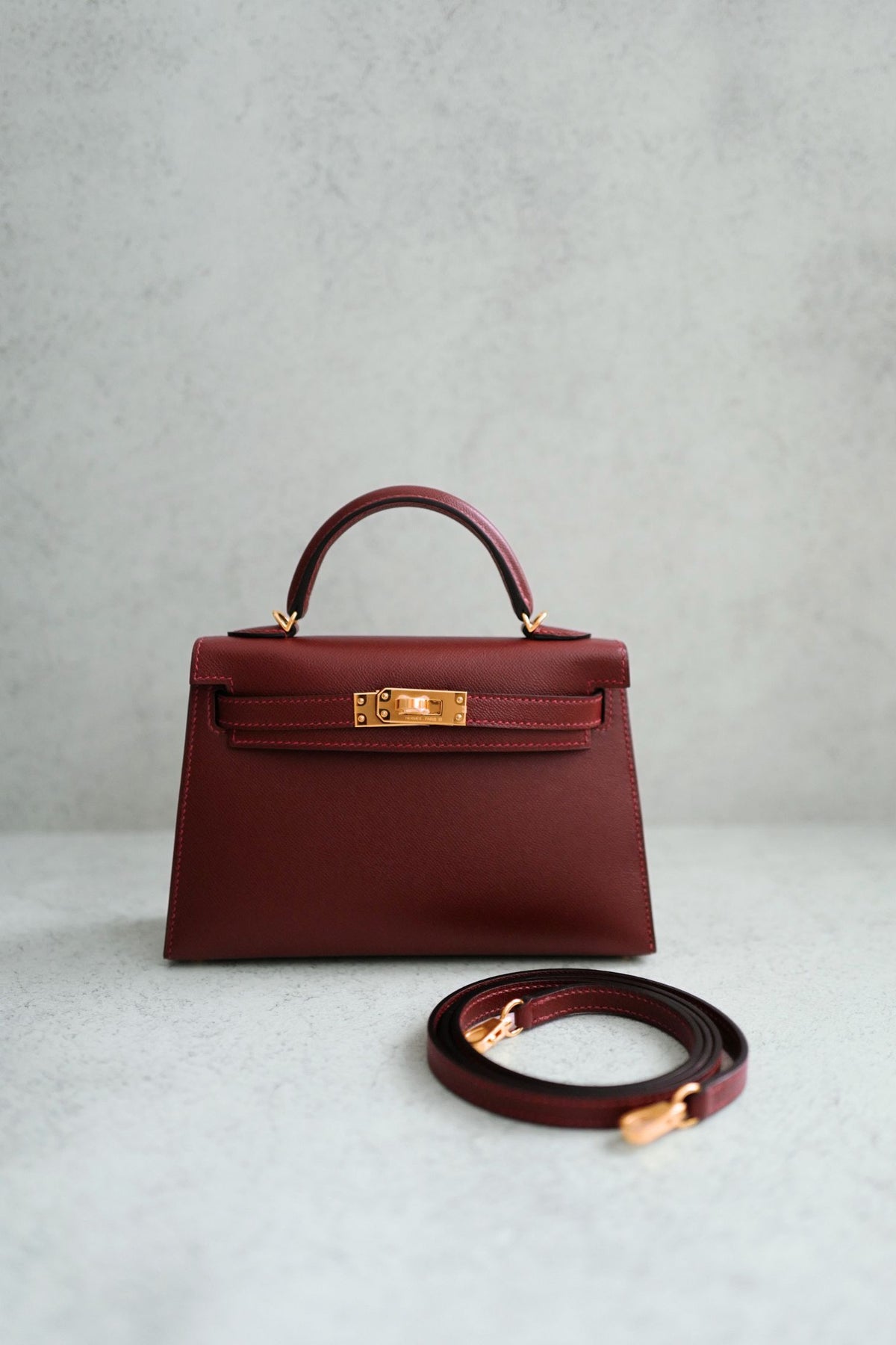 NEW Hermès Mini Kelly 20 Rouge H Madame Leather Gold Hardware G Stamp 2026