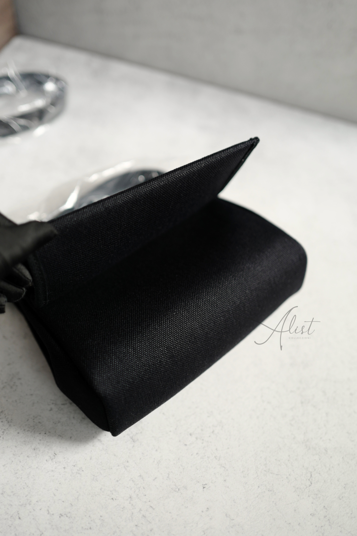 BNIB Hermes Mini Herbag Noir Black / Black With Gold Hardware W New