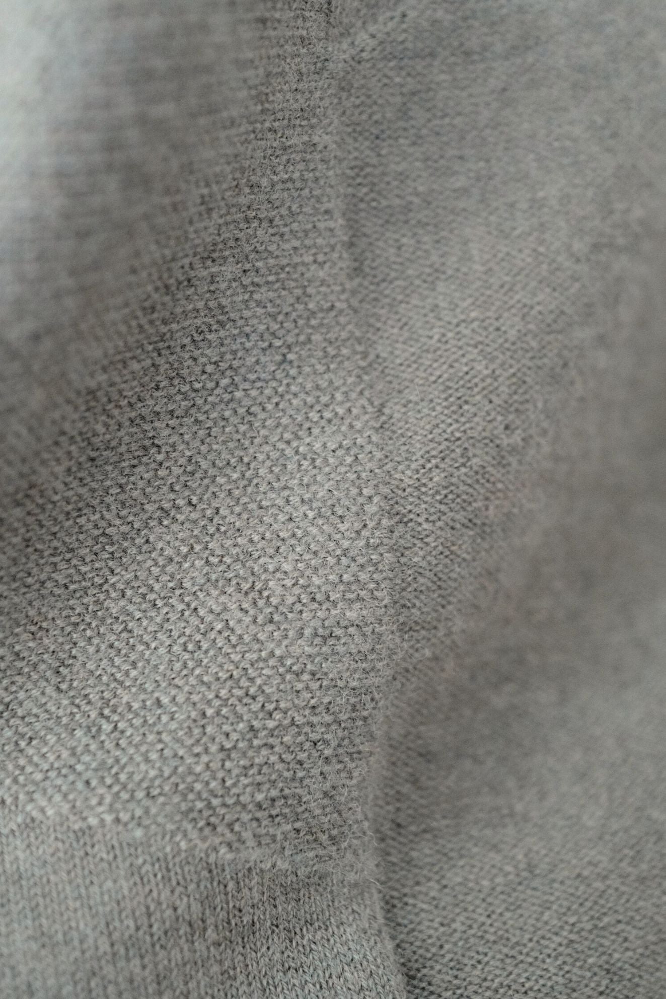 Hermès H Voyage Short Sleeve Sweater Étoupe Virgin Wool Size 34