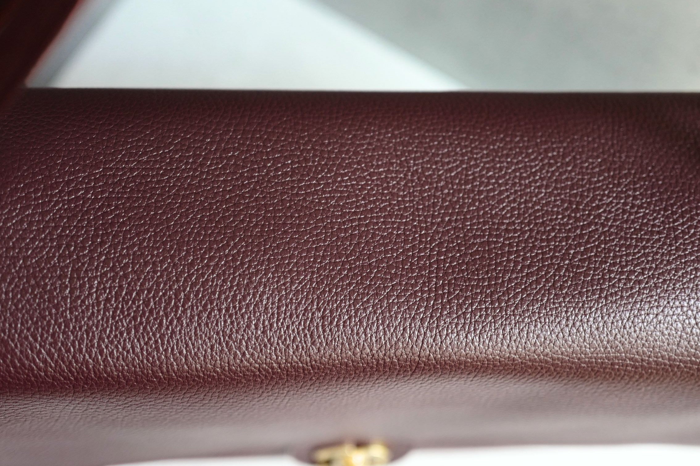 Chanel 26S Matthieu Blazy's Maxi 38 Flapbag Burgundy Grained Calfskin Gold HW