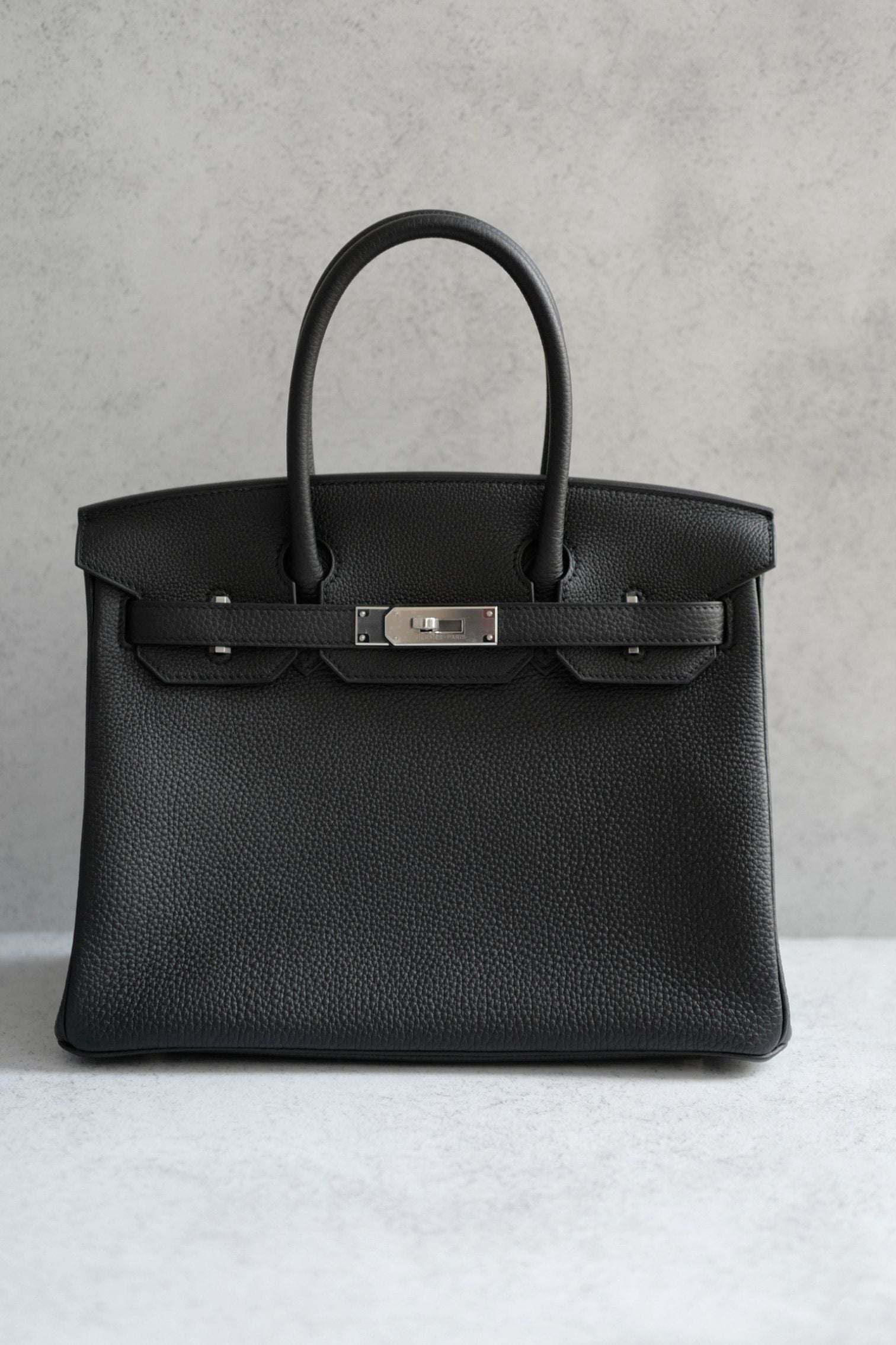 BNIB Hermes Birkin 30 Black Togo Leather Palladium Hardware G Stamp 2026