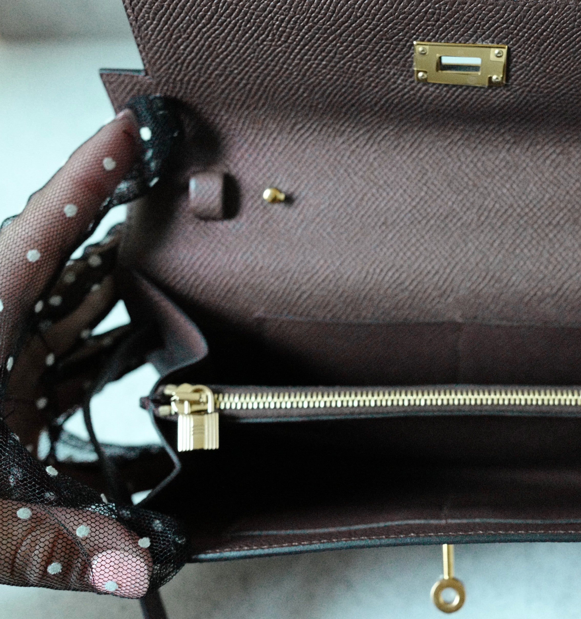 Hermès Kelly To Go Rouge Sellier Epsom Leather Gold Hardware Crossbody Bag