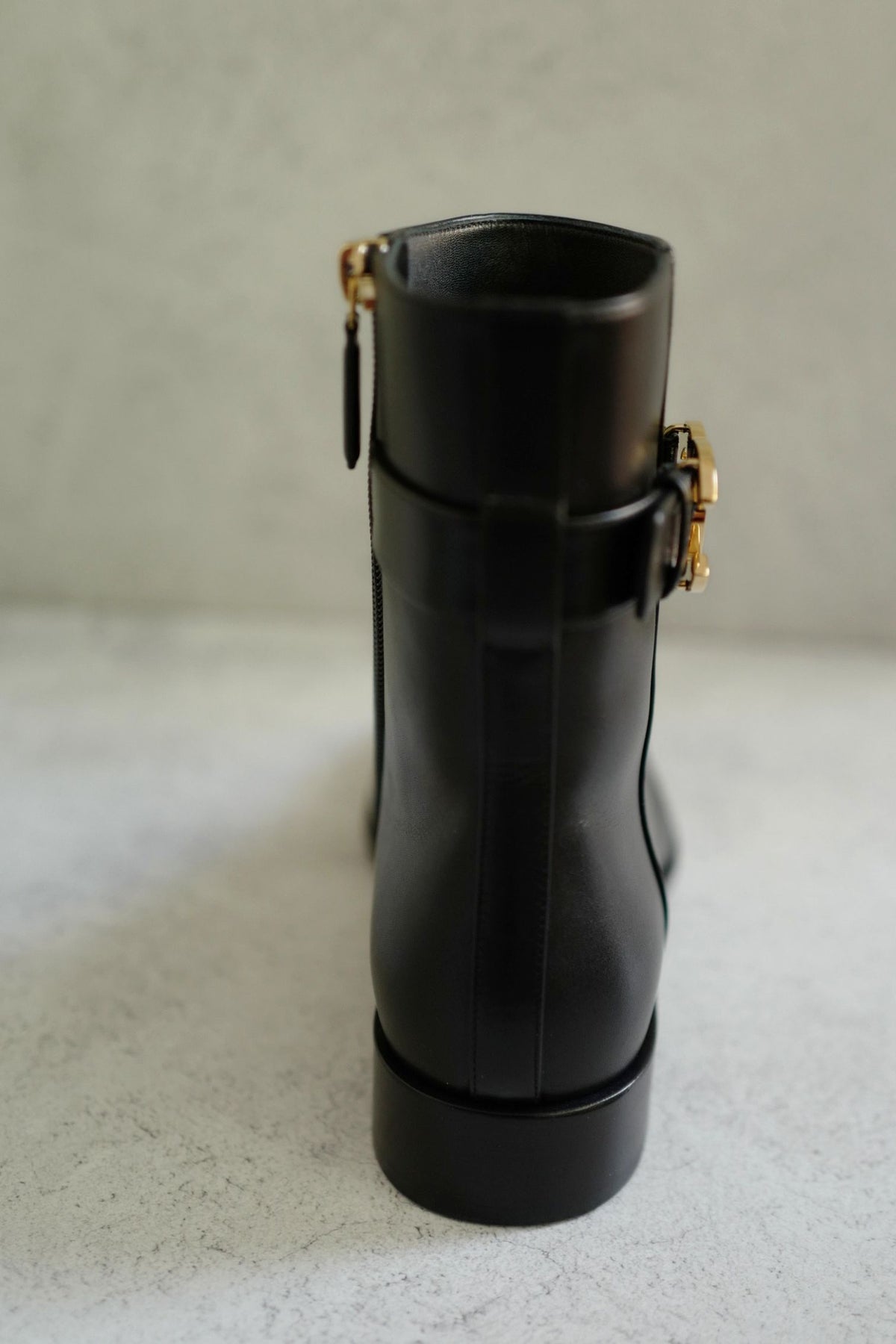 BNIB Chanel 26K Short Boots Black Calfskin Leather Size 38