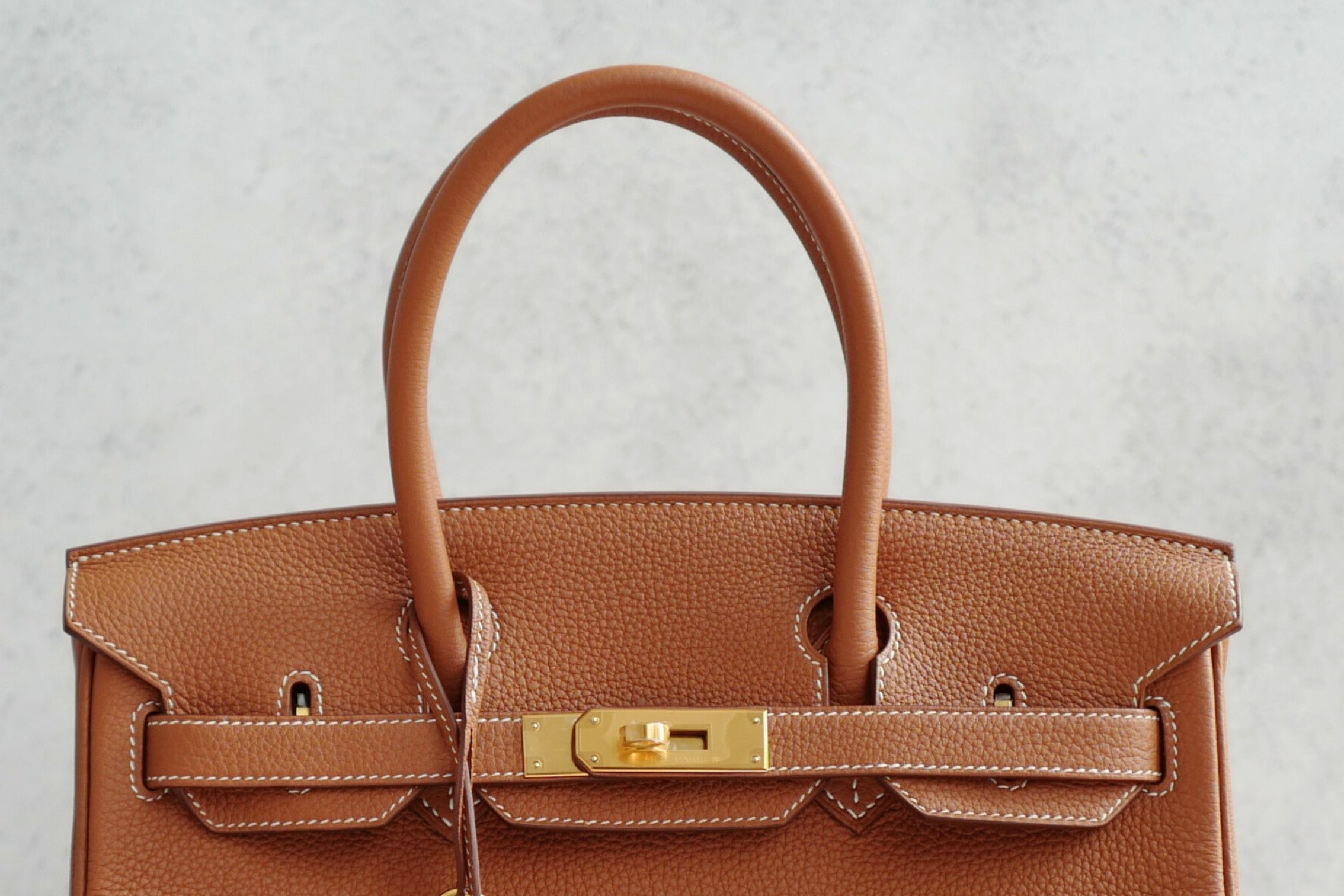 Hermès Birkin 30 Gold Togo Leather Gold Hardware Z Stamp