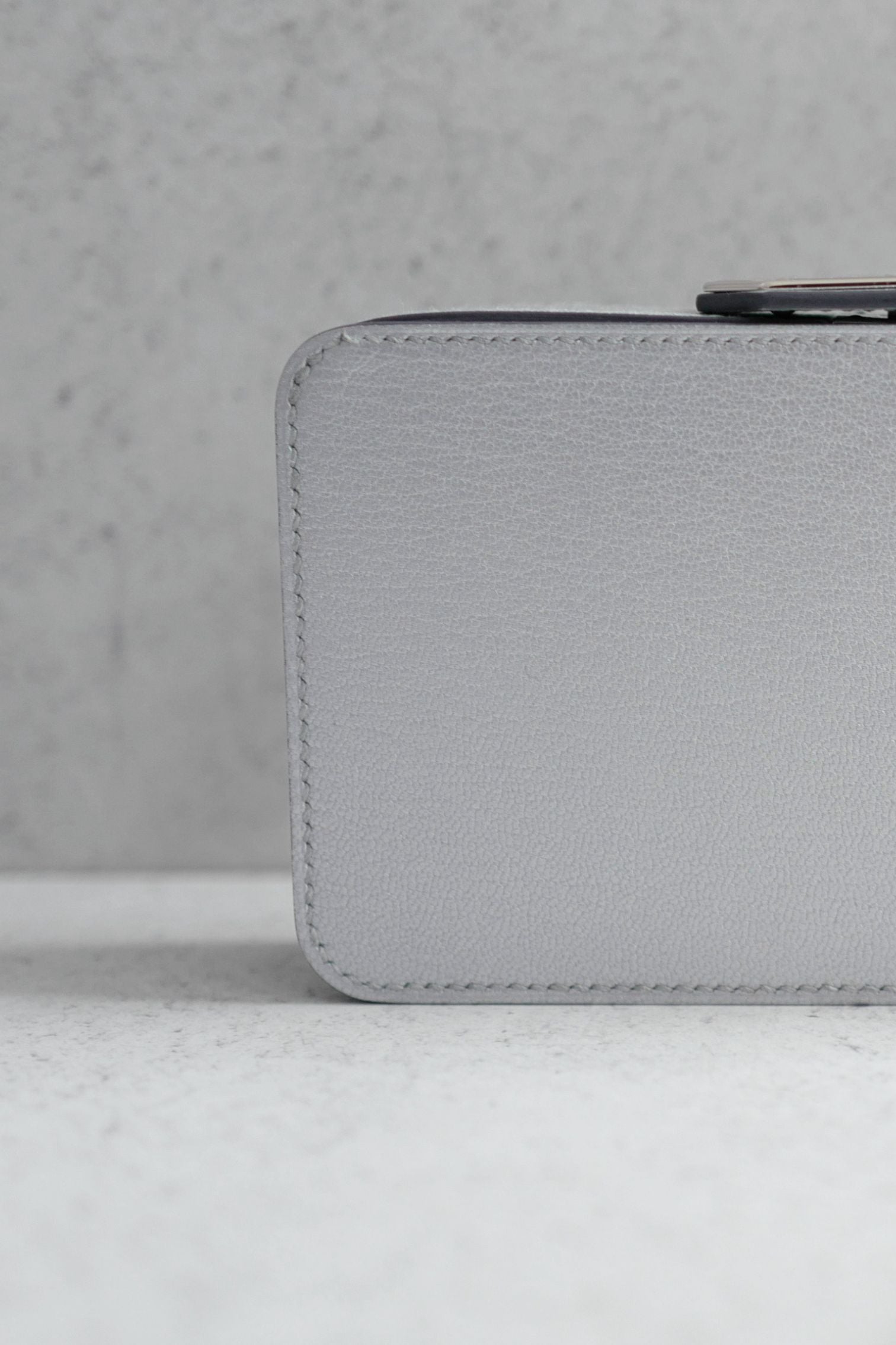 BNIB Hermes Clutch Sanglons Argent Chamkila Goatskin PHW G Stamp 2026