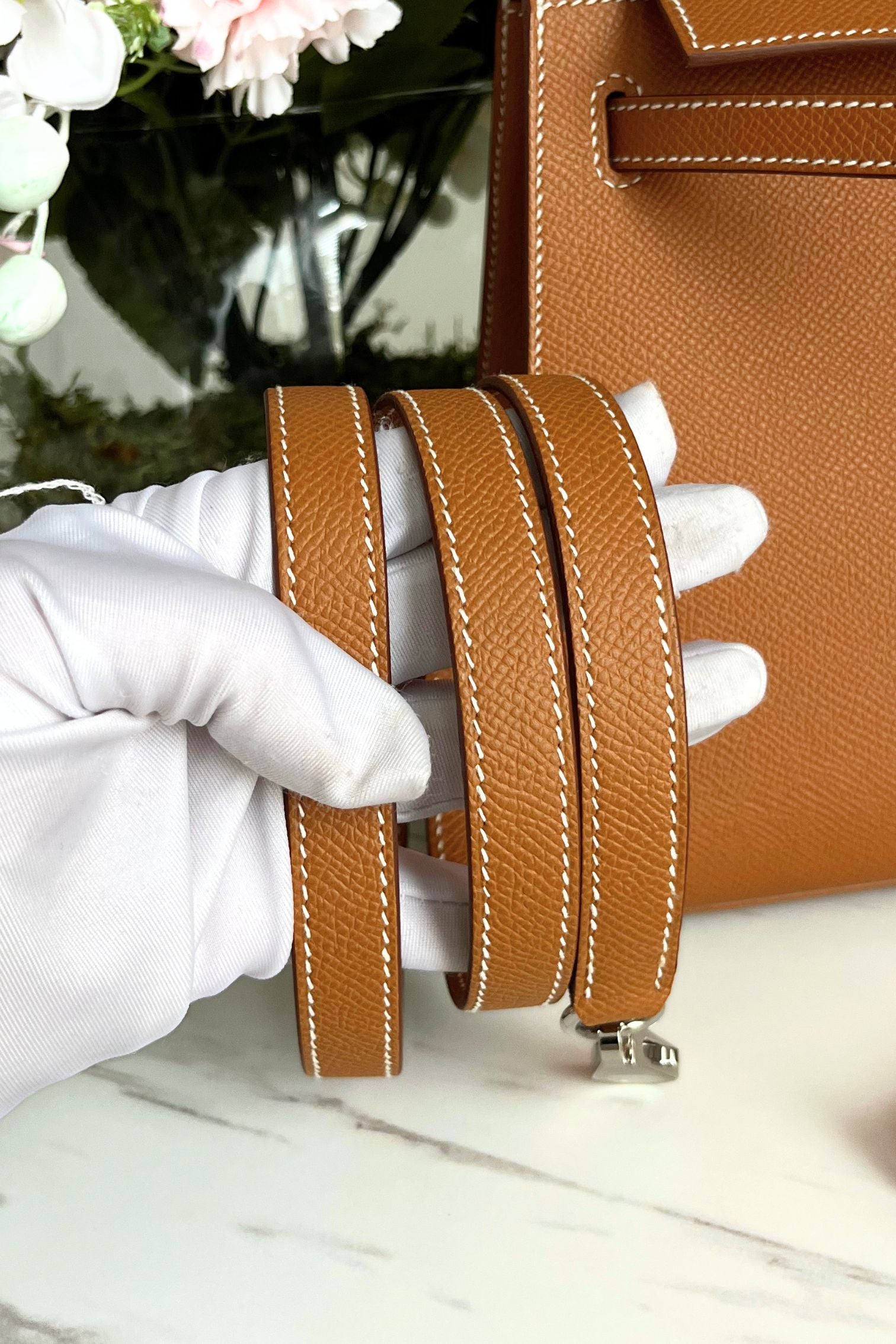 BNIB Hermes Kelly 25 Gold Epsom Sellier Palladium Hardware G Stamp 2026