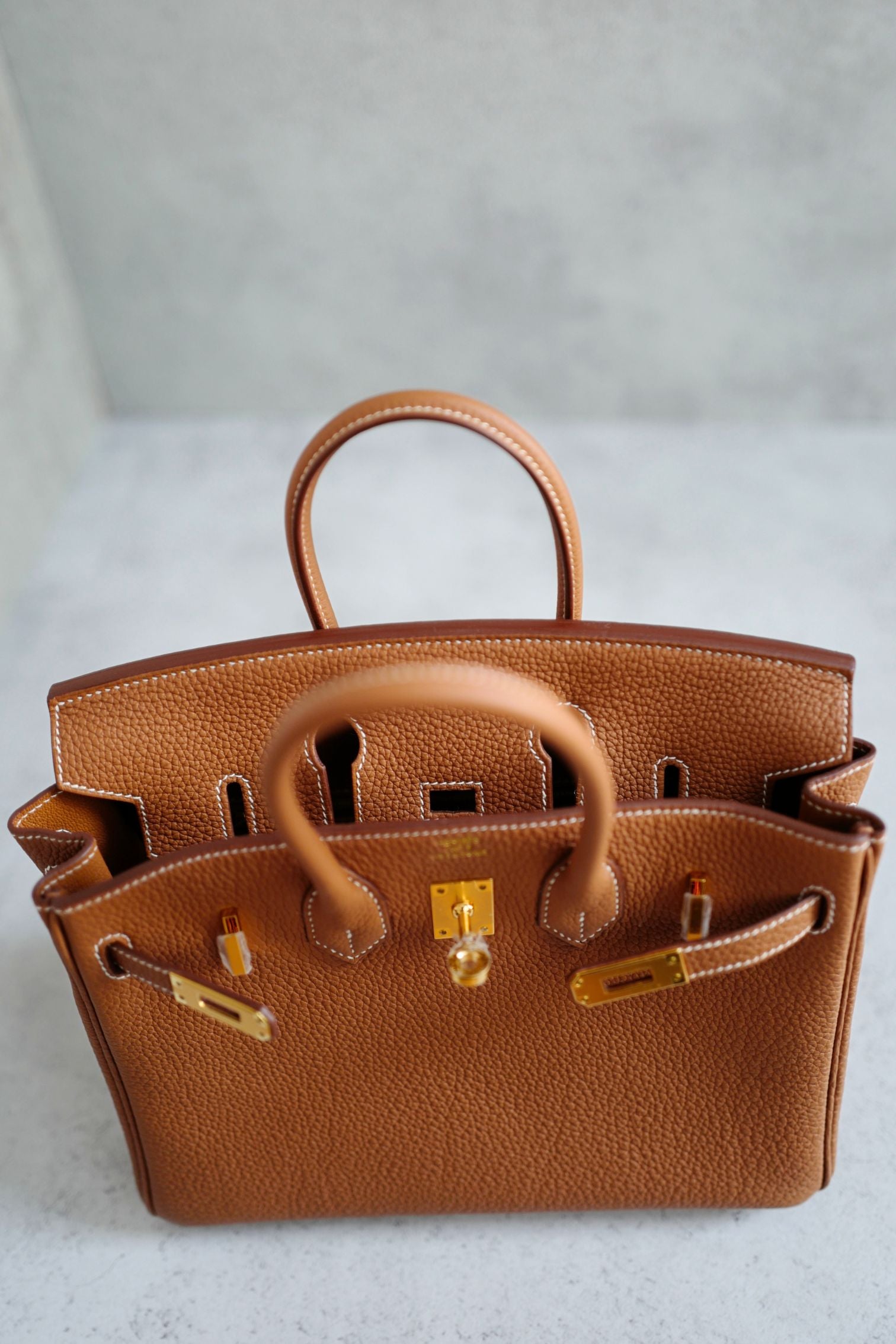 NEW Hermes Birkin 25 Gold Togo Leather Gold Hardware G Stamp 2026