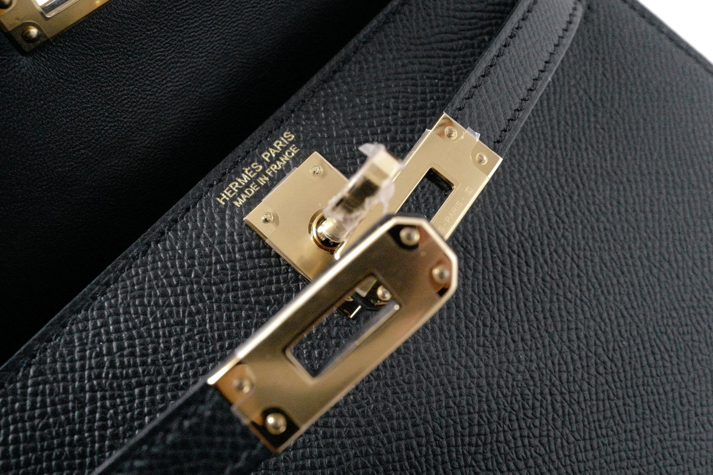 BNIB Hermes Mini Kelly Black Epsom Leather Gold Hardware G Stamp 2026