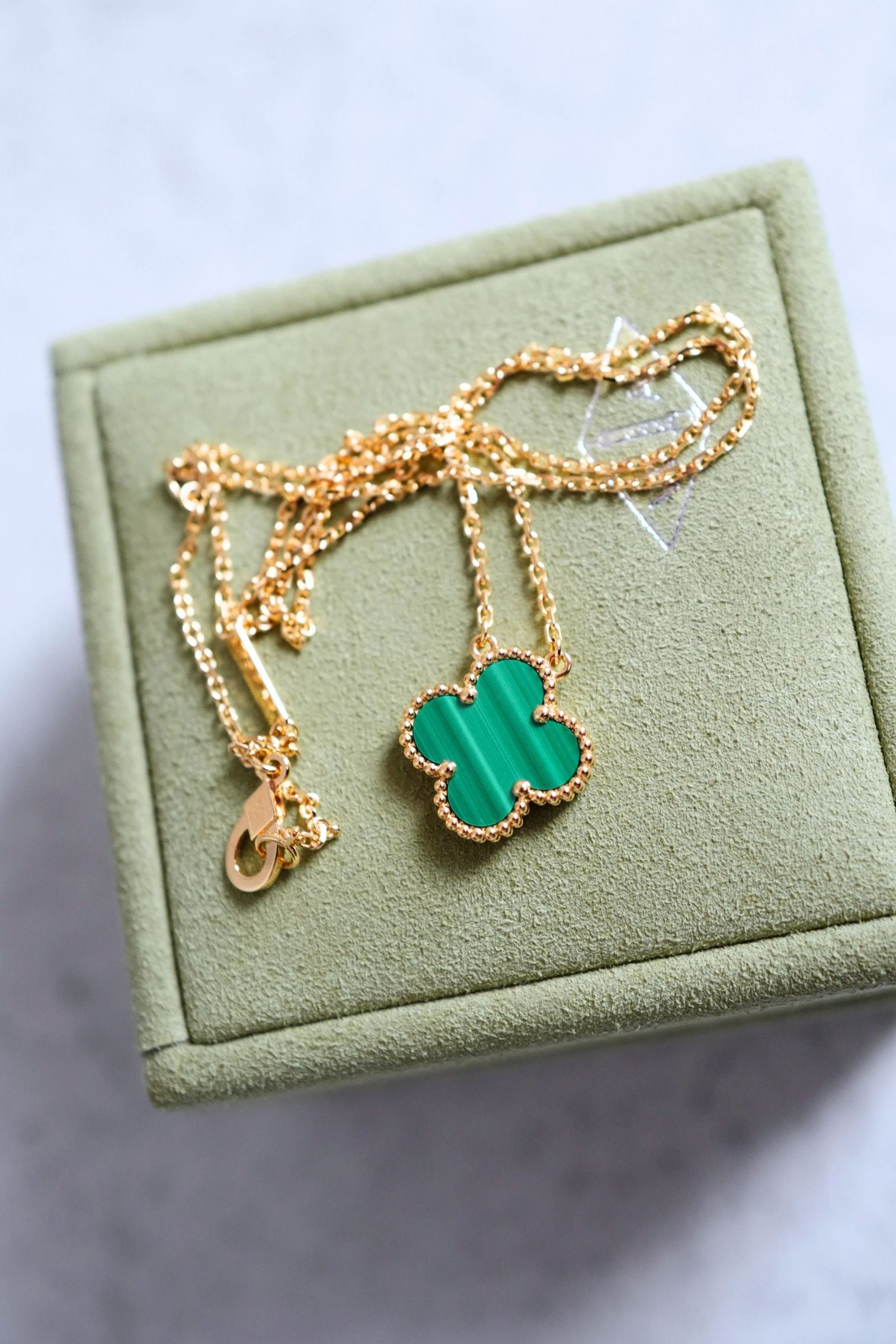 LORO amulet Malachite necklace