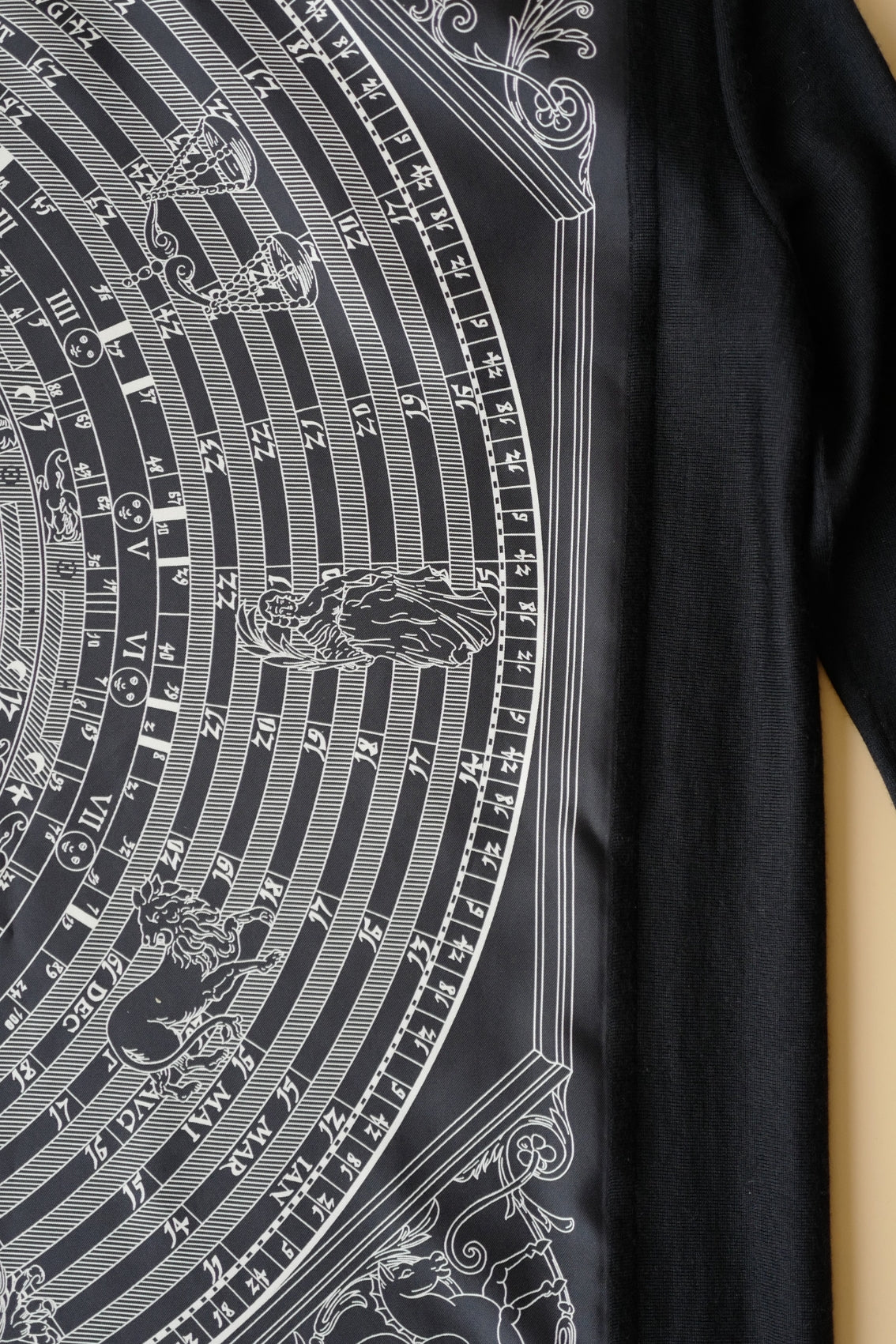 NEW Hermes Dress Shirt Astrologie In Noir (black) Size 34