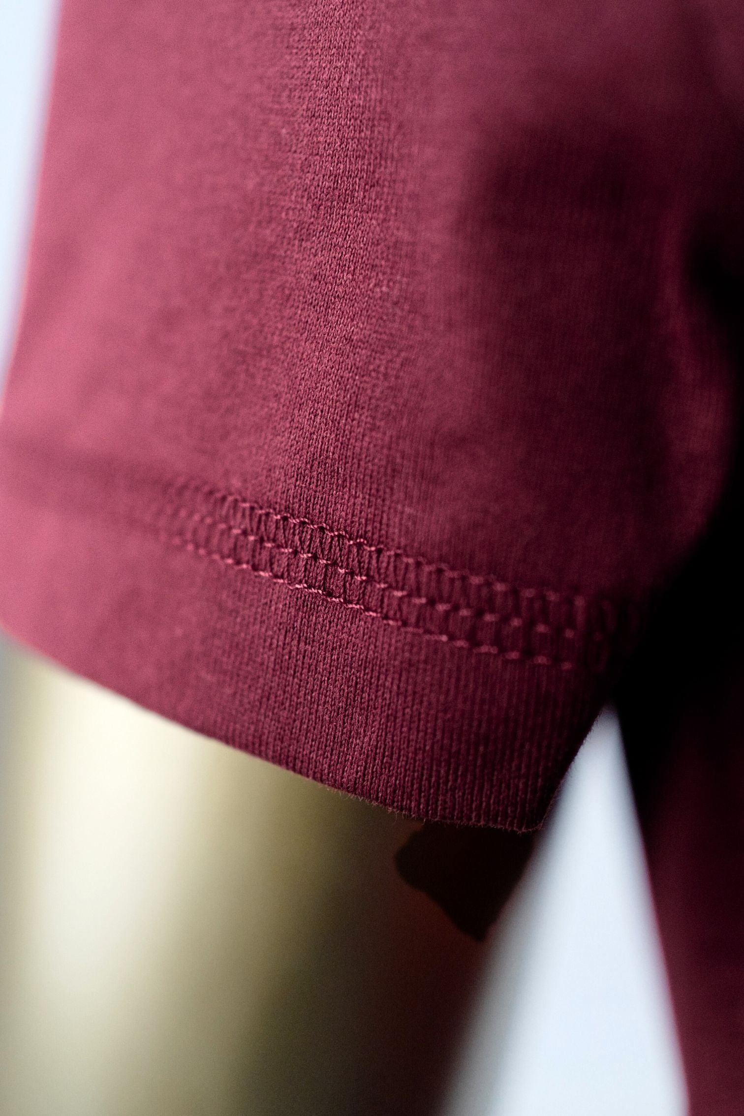 Hermès Embroidered Pocket T-Shirt Rouge Carmin Cotton Crewneck Size 36