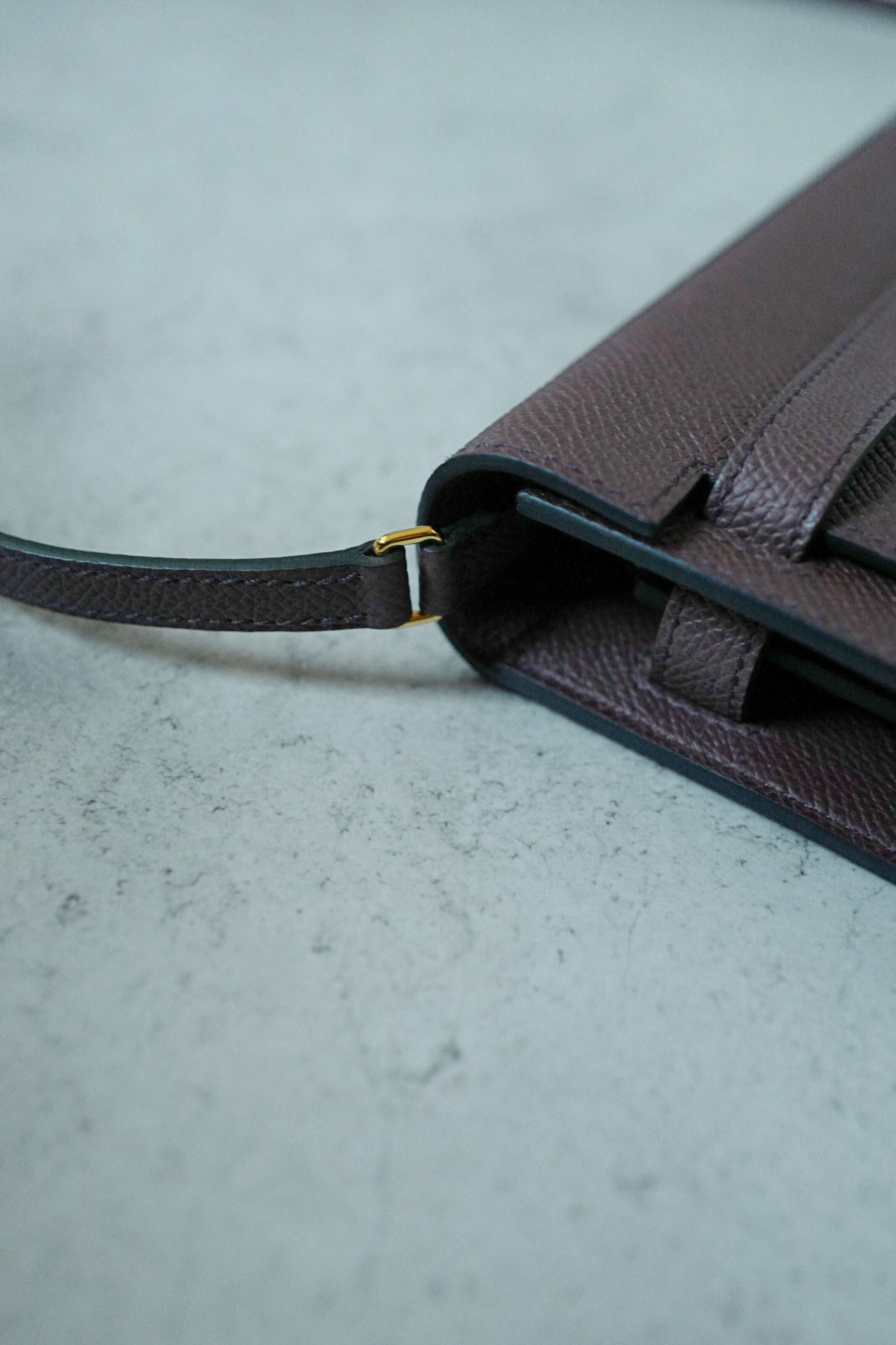 Hermès Kelly To Go Rouge Sellier Epsom Leather Gold Hardware Crossbody Bag