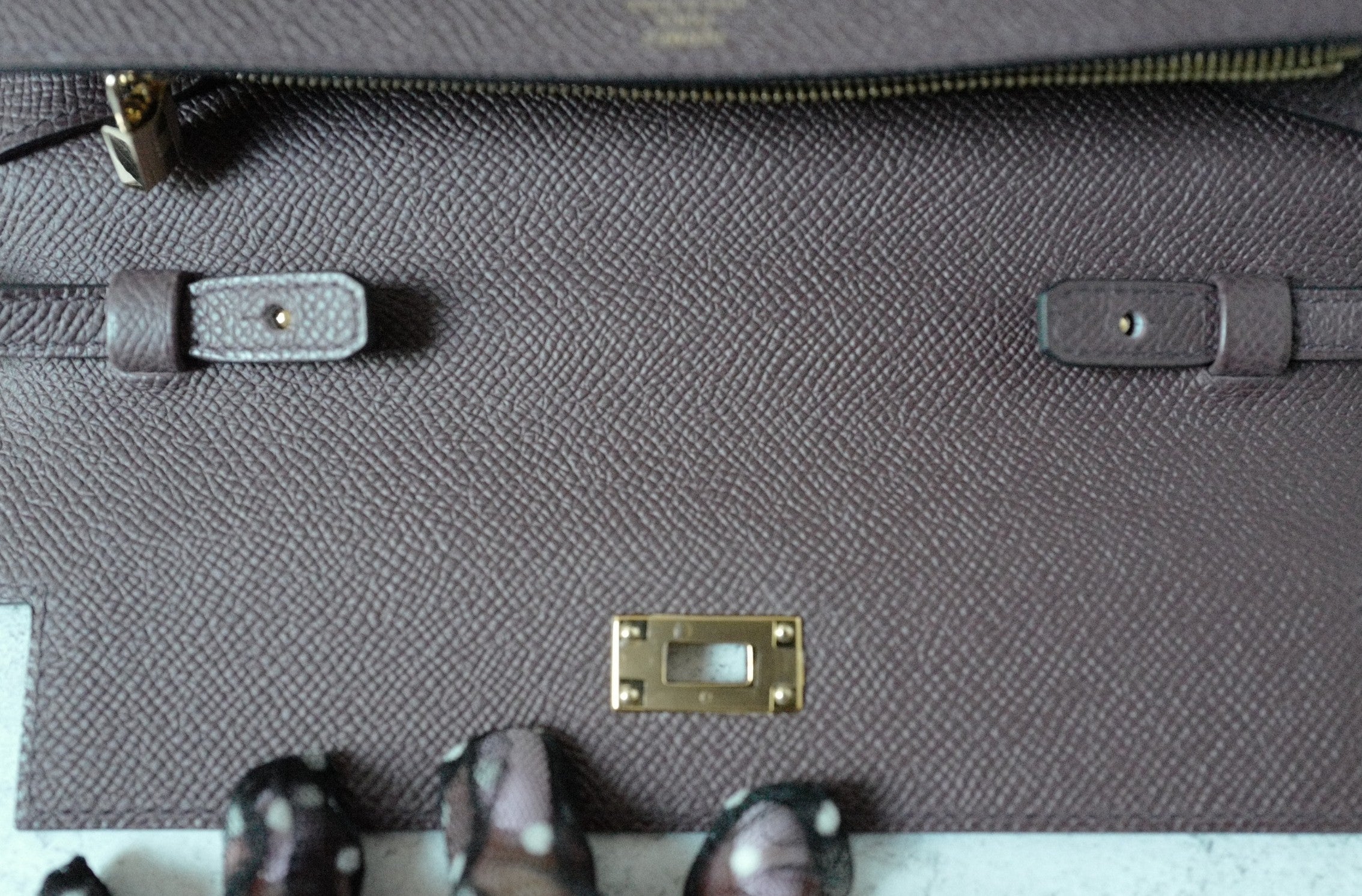 Hermès Kelly To Go Rouge Sellier Epsom Leather Gold Hardware Crossbody Bag