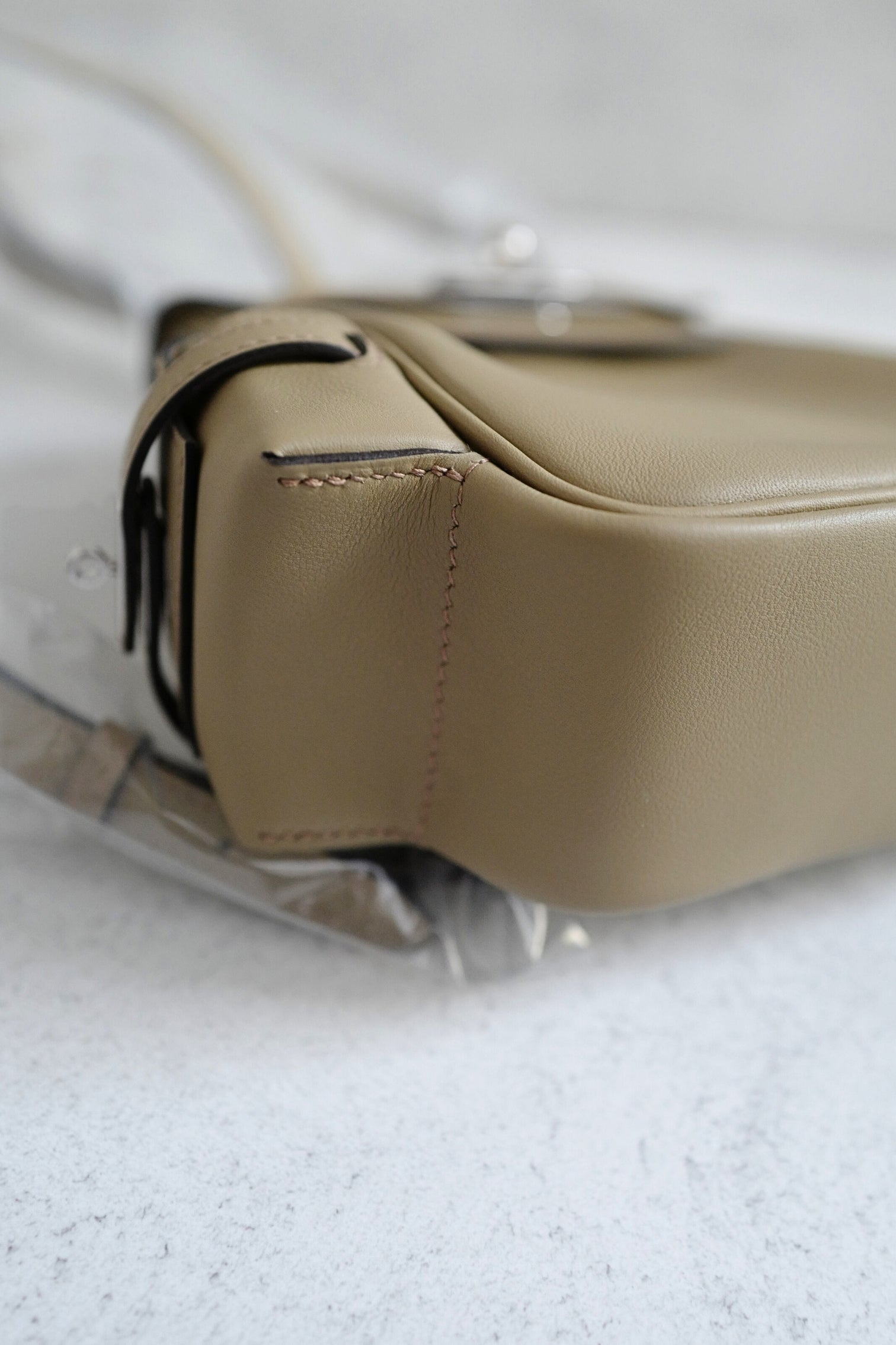 Hermès Kelly Jump Beige Marfa Swift Leather Palladium Hardware W/2024