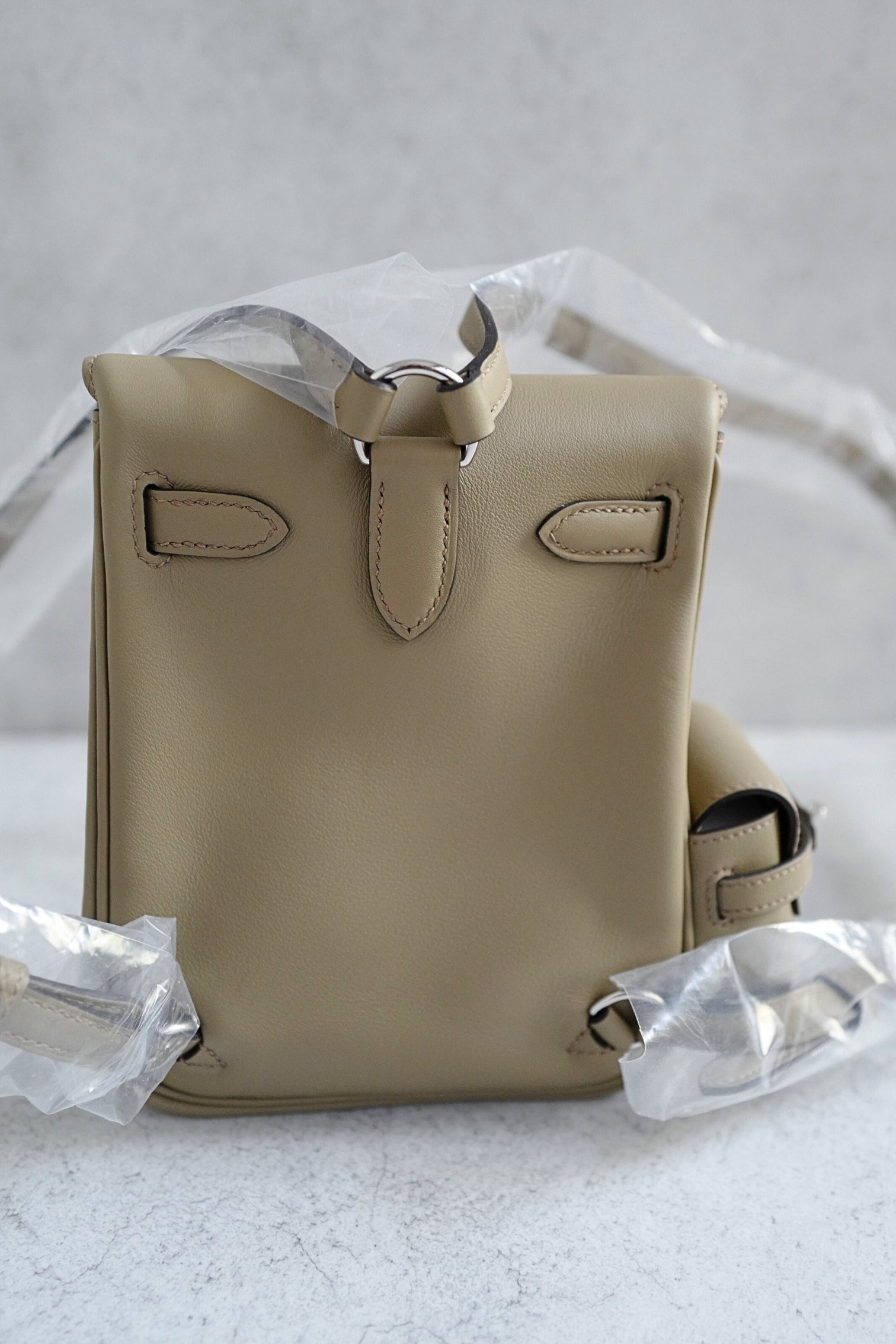 Hermès Kelly Jump Beige Marfa Swift Leather Palladium Hardware W/2024