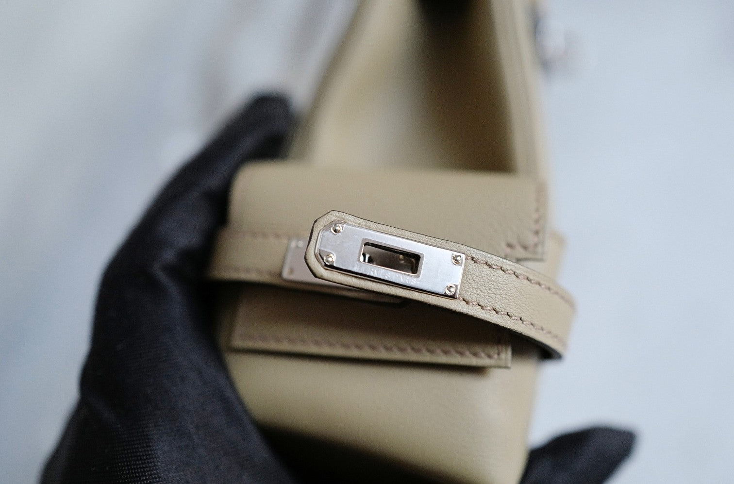 Hermès Kelly Jump Beige Marfa Swift Leather Palladium Hardware W/2024