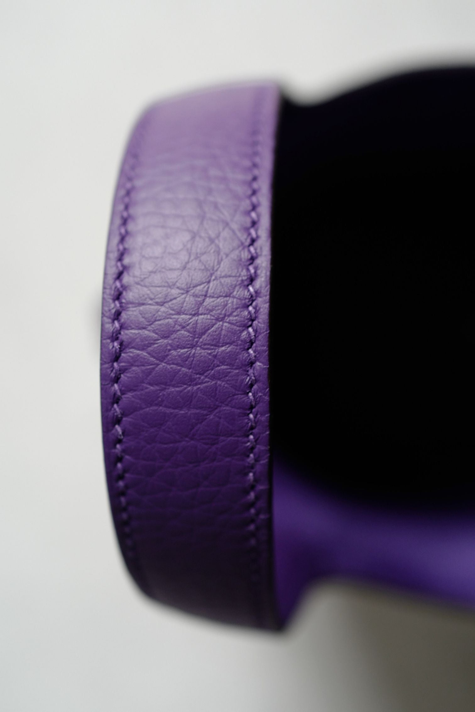 BNIB Hermes Picotin 18 Purple Clemence Leather Palladium Hardware G Stamp