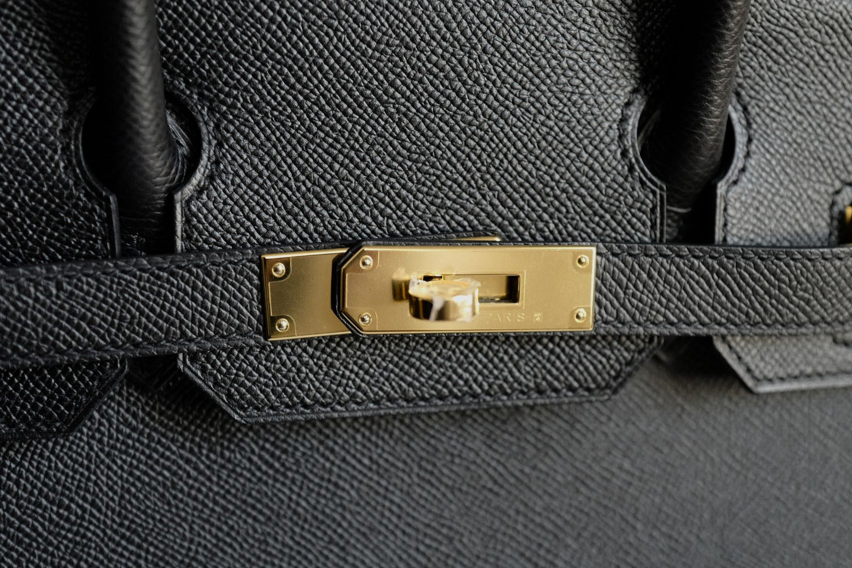 Hermès Birkin 30 Black Epsom Leather Gold Hardware D Stamp 2019