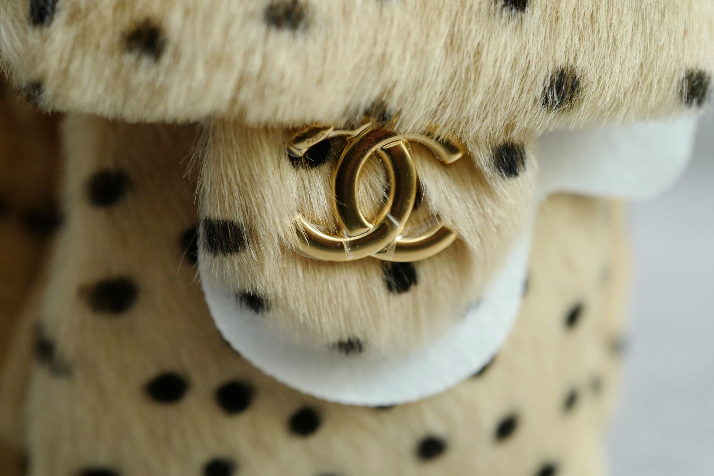 Chanel 26A Mini Hobo Leopard Matthieu Blazy Light Beige & Black GHW