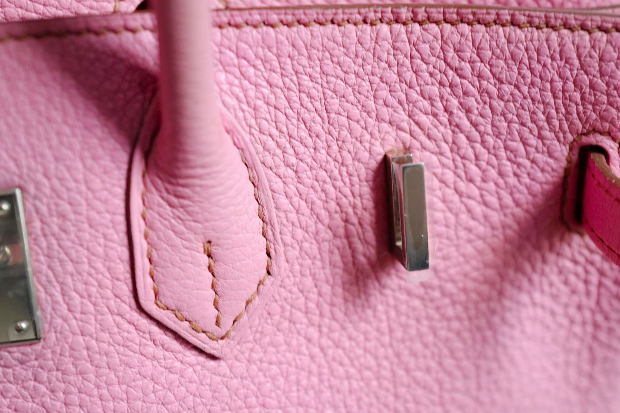 Hermès Birkin 25 5P Bubblegum Pink Togo Leather Palladium Hardware N Stamp