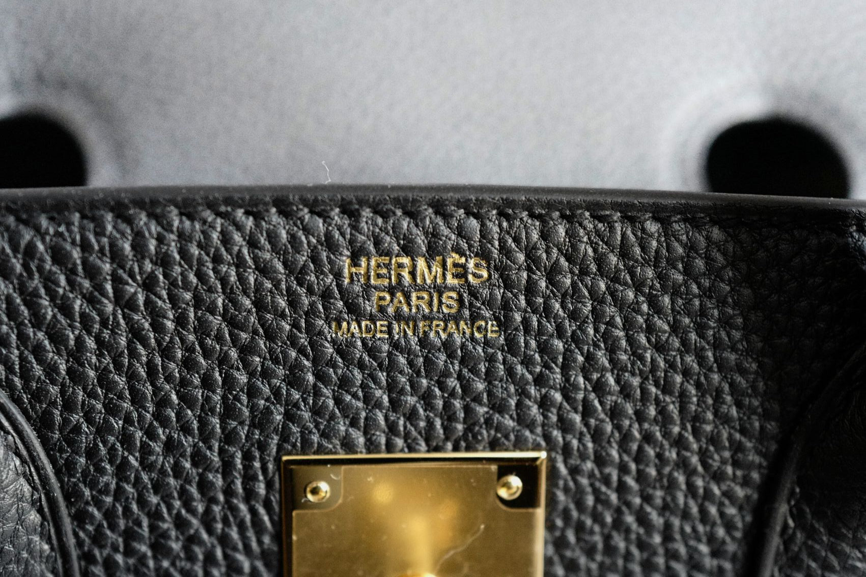 Hermès Birkin 30 Black Togo Leather Gold Hardware Z Stamp 2022