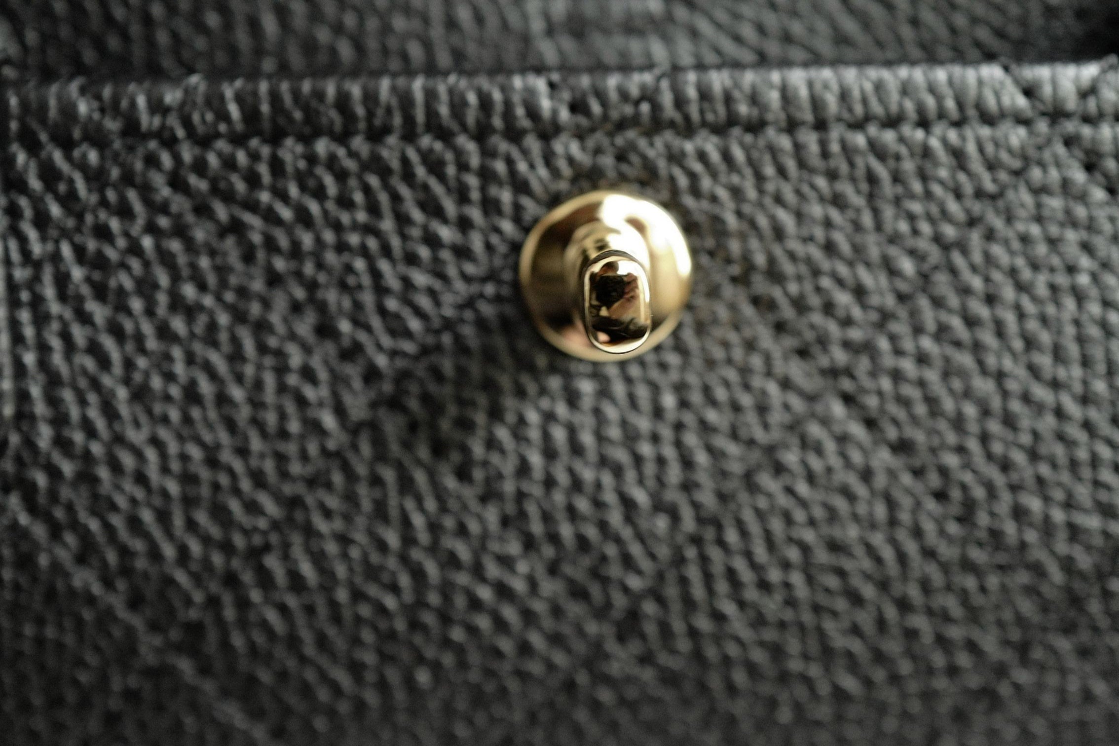 Chanel 26S Shopping Bag 38 "Matthieu Blazy's" Black Grained Calfskin Gold HW