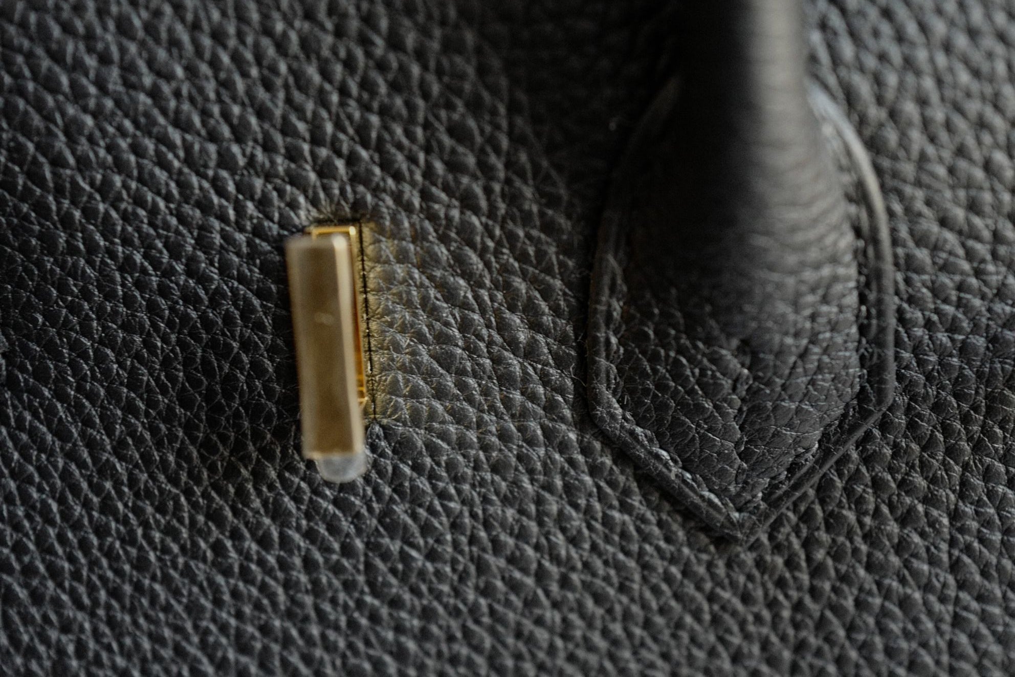 Hermès Birkin 25 Black Togo Leather Gold Hardware K Stamp 2025