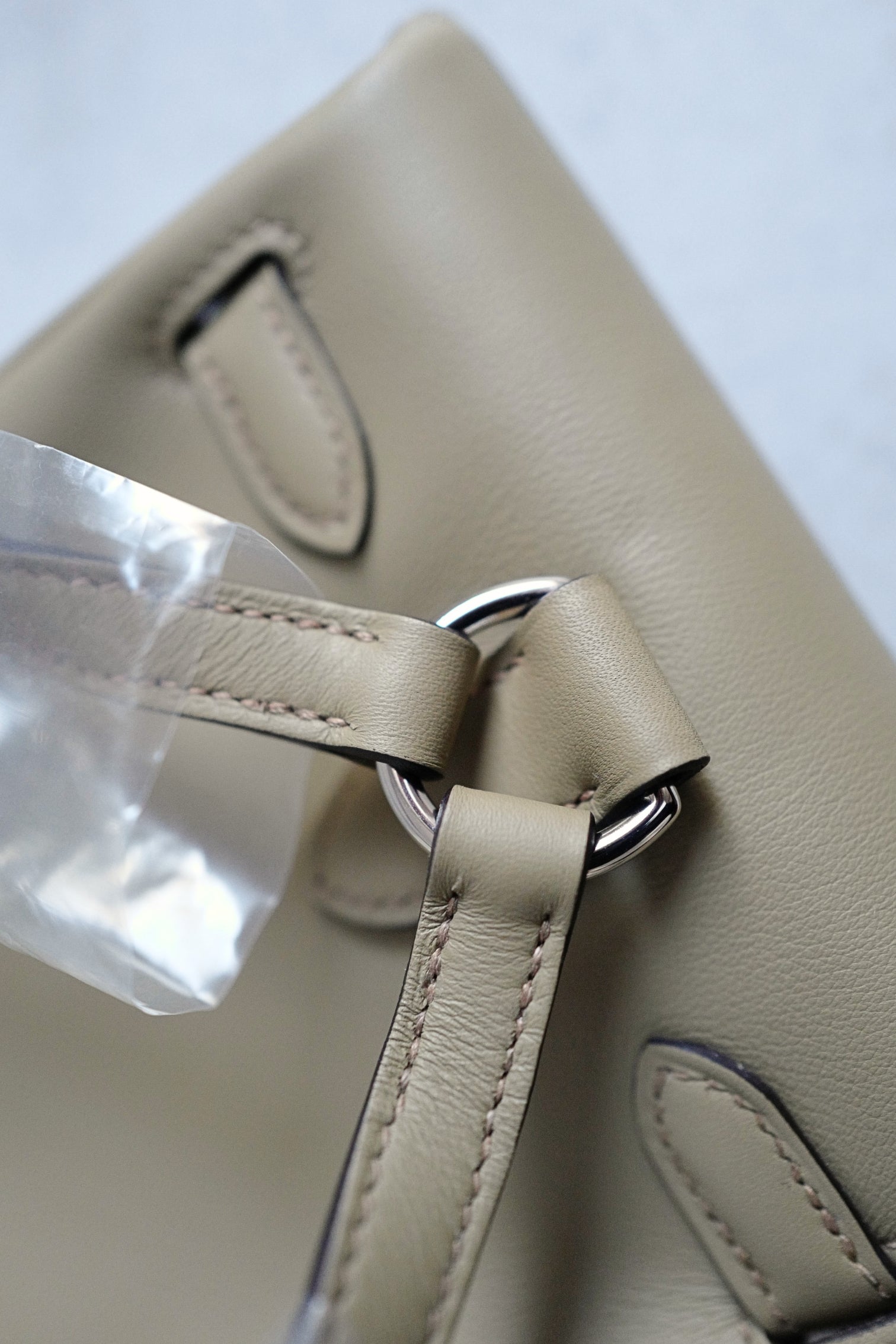 Hermès Kelly Jump Beige Marfa Swift Leather Palladium Hardware W/2024