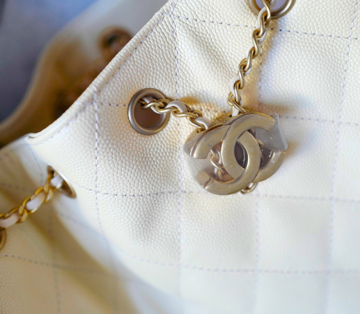 BNIB Chanel 25K Small Hobo Bag Light Beige with Gold Hardware