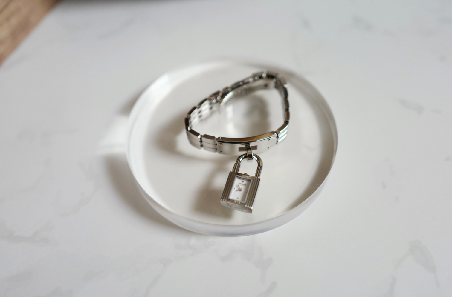 BNIB HERMES Kelly Steel watch, Mini model, 16 mm