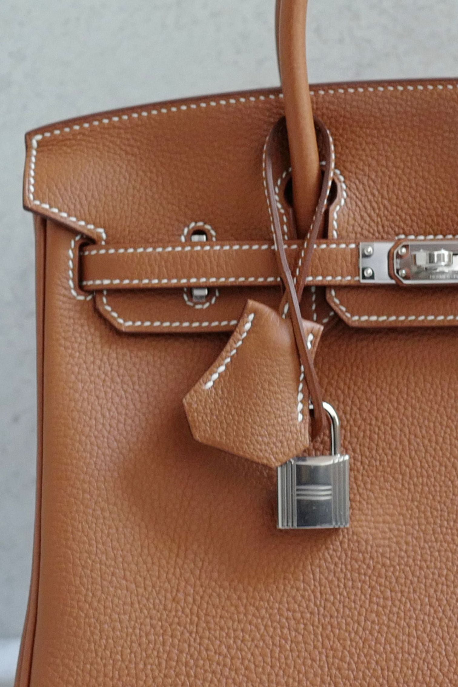 BNIB Hermes Birkin 25 Gold Togo Leather Palladium Hardware