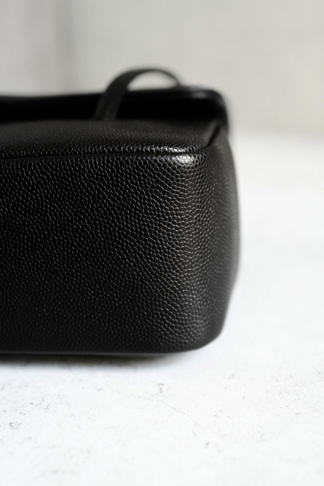 Chanel 26s Preppy Coco 22 Small Black Grained Shiny Calfskin With Gold Hardware