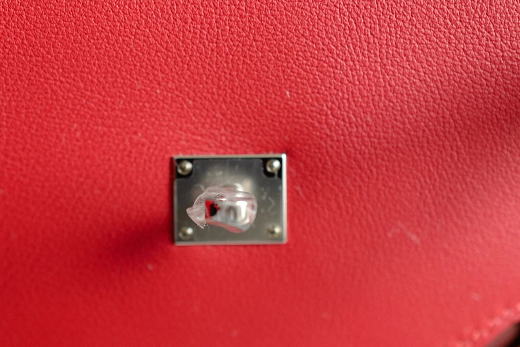 Hermès Kelly Doll Rouge De Coeur Swift Calfskin PHW G Stamp