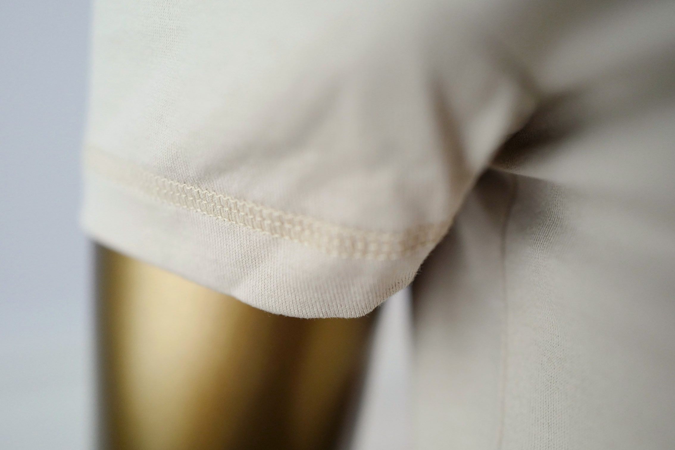 Hermès Embroidered Pocket T-shirt Beige Pierre D'Istrie Cotton Size 34
