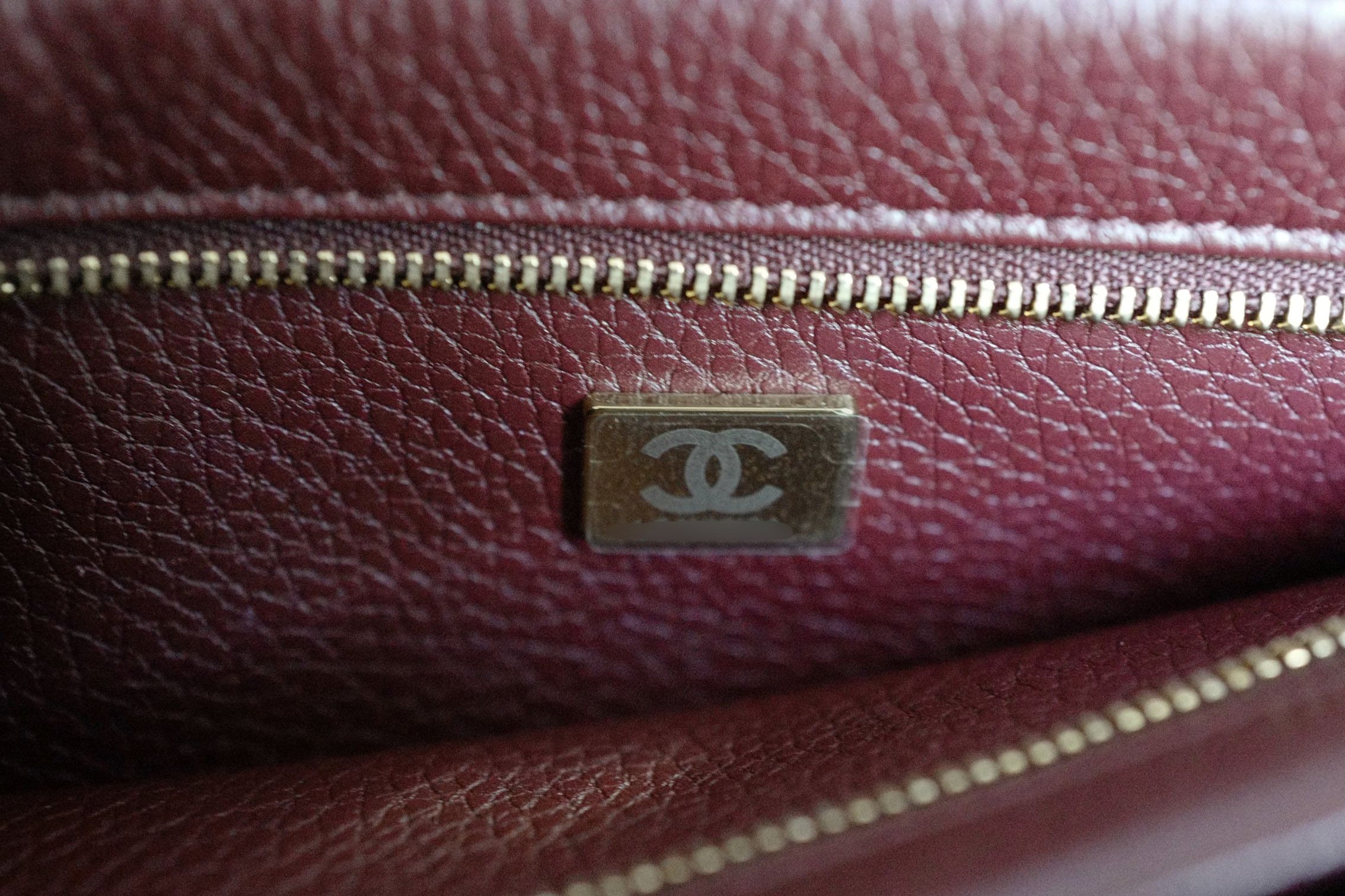 Chanel 26s Small Shopping Bag Matthieu Blazy Dark Burgundy Calfskin GHW