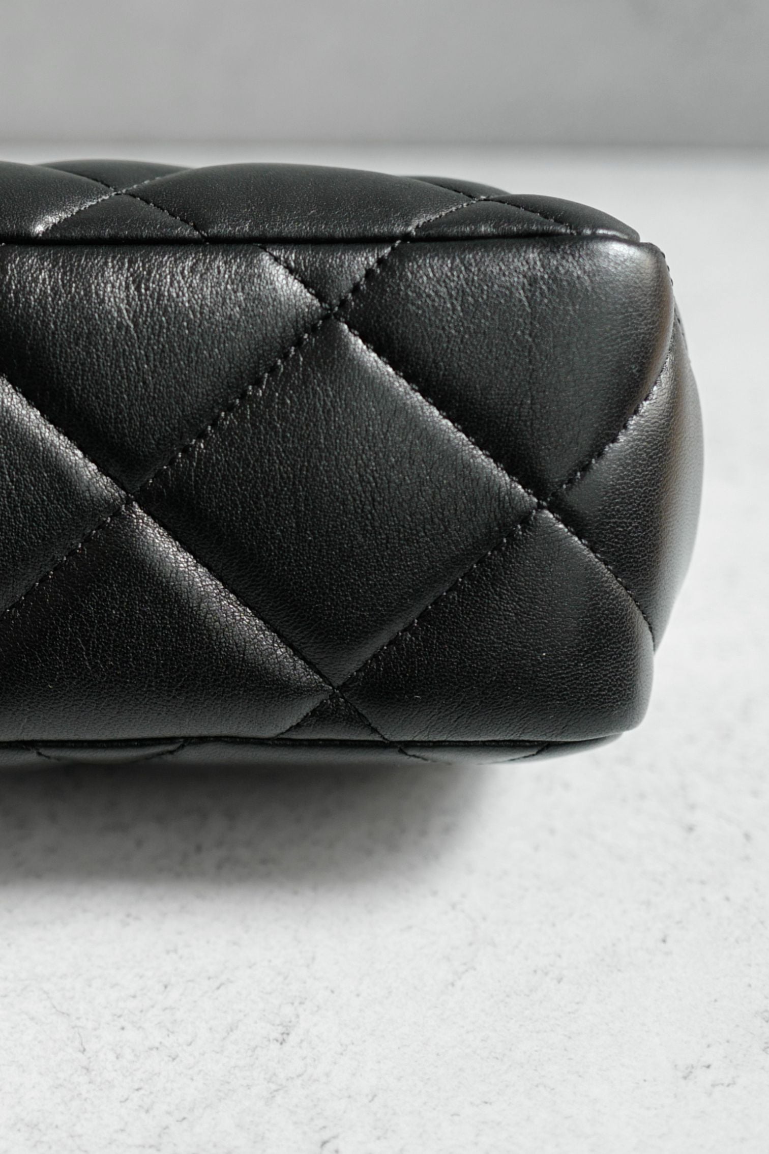 BNIB Chanel 24P Clutch On Chain Lambskin With CC Champagne Gold Hardware