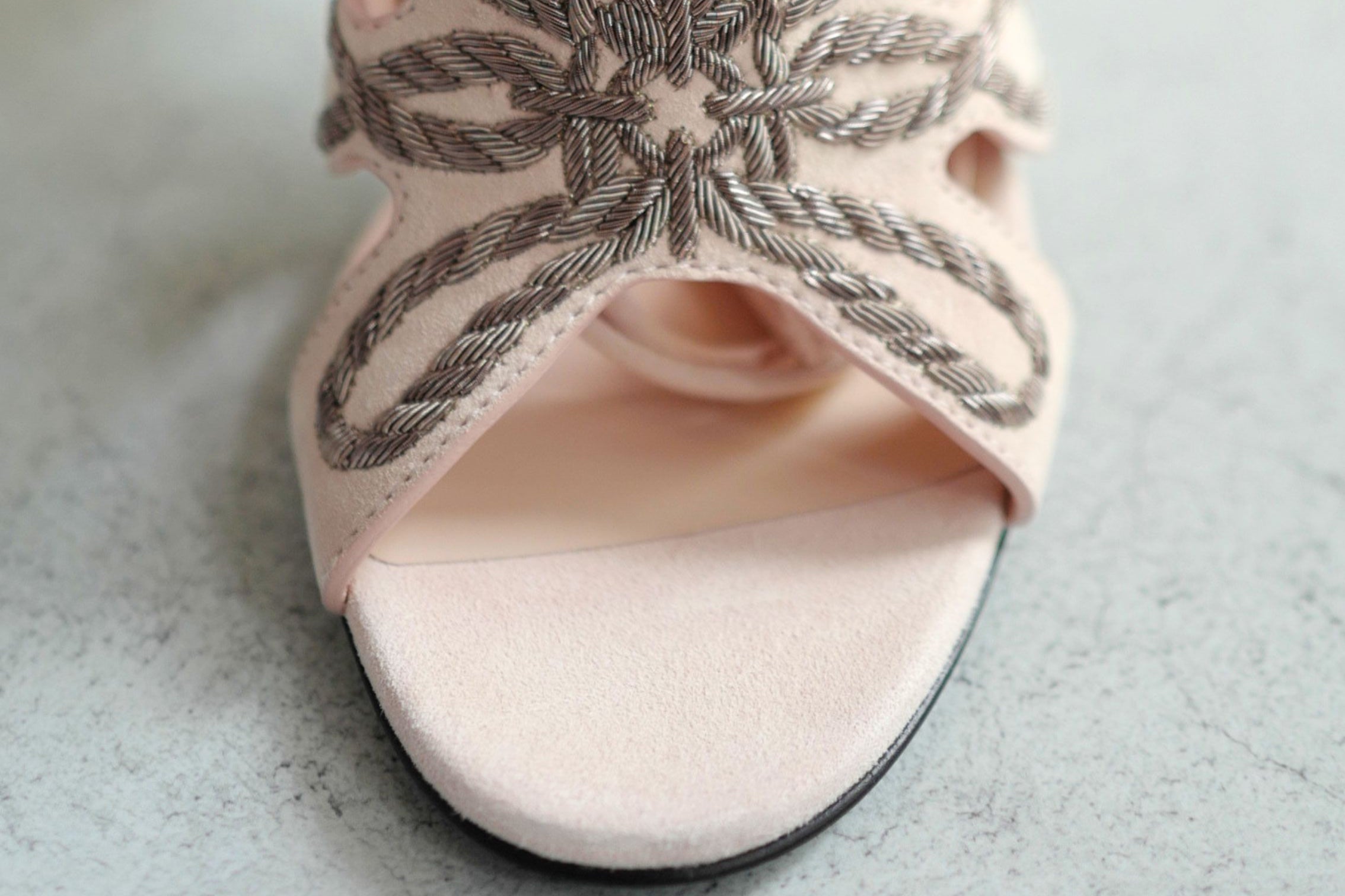 BNIB Hermes Mythic 105 Sandal Rose Palomino Suede High Heels Size 38