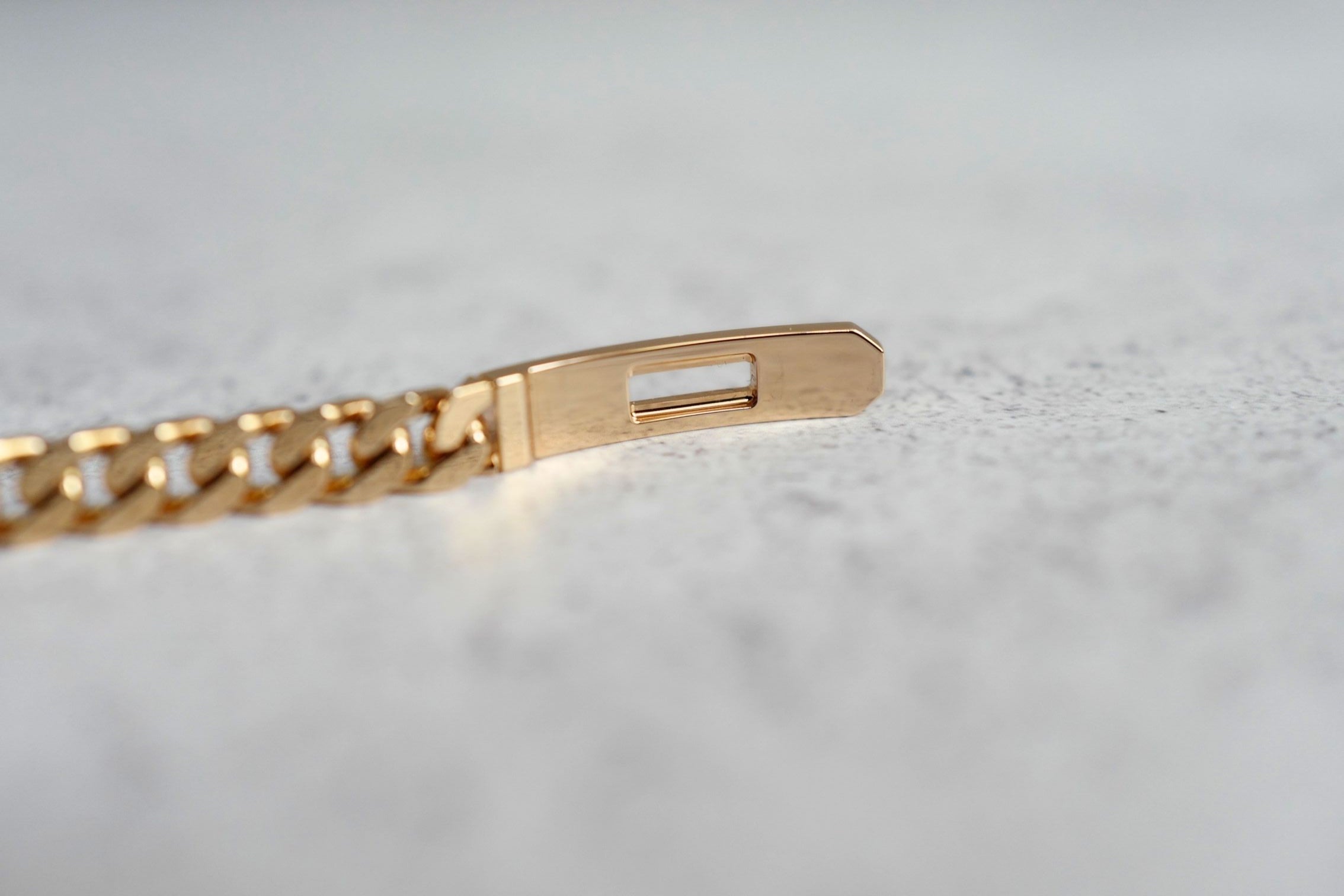 Hermès Kelly Gourmette Bracelet SH Small Model Rose Gold with 41 Diamonds