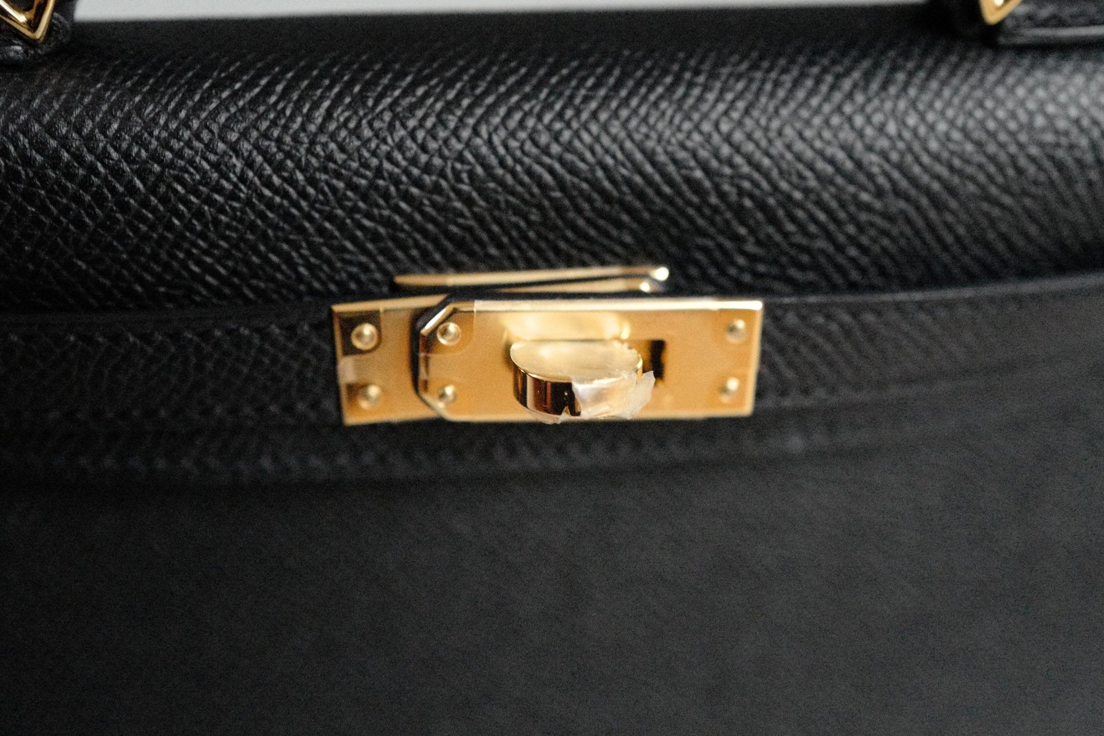 BNIB Hermes Mini Kelly Black Epsom Calfskin Gold Hardware G Stamp 2026
