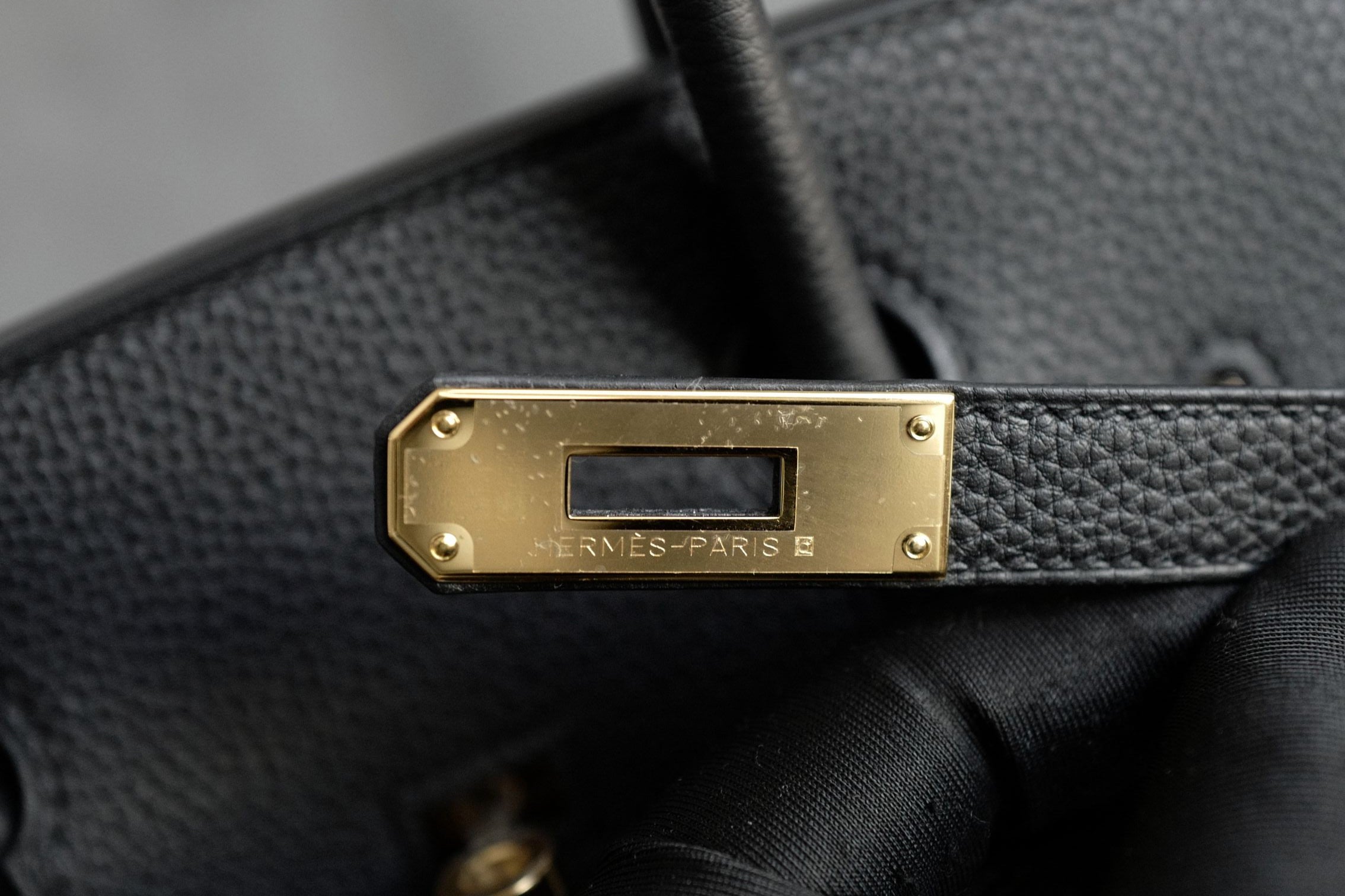 BNIB Hermes Birkin 30 Black Togo Leather Gold Hardware G Stamp 2026