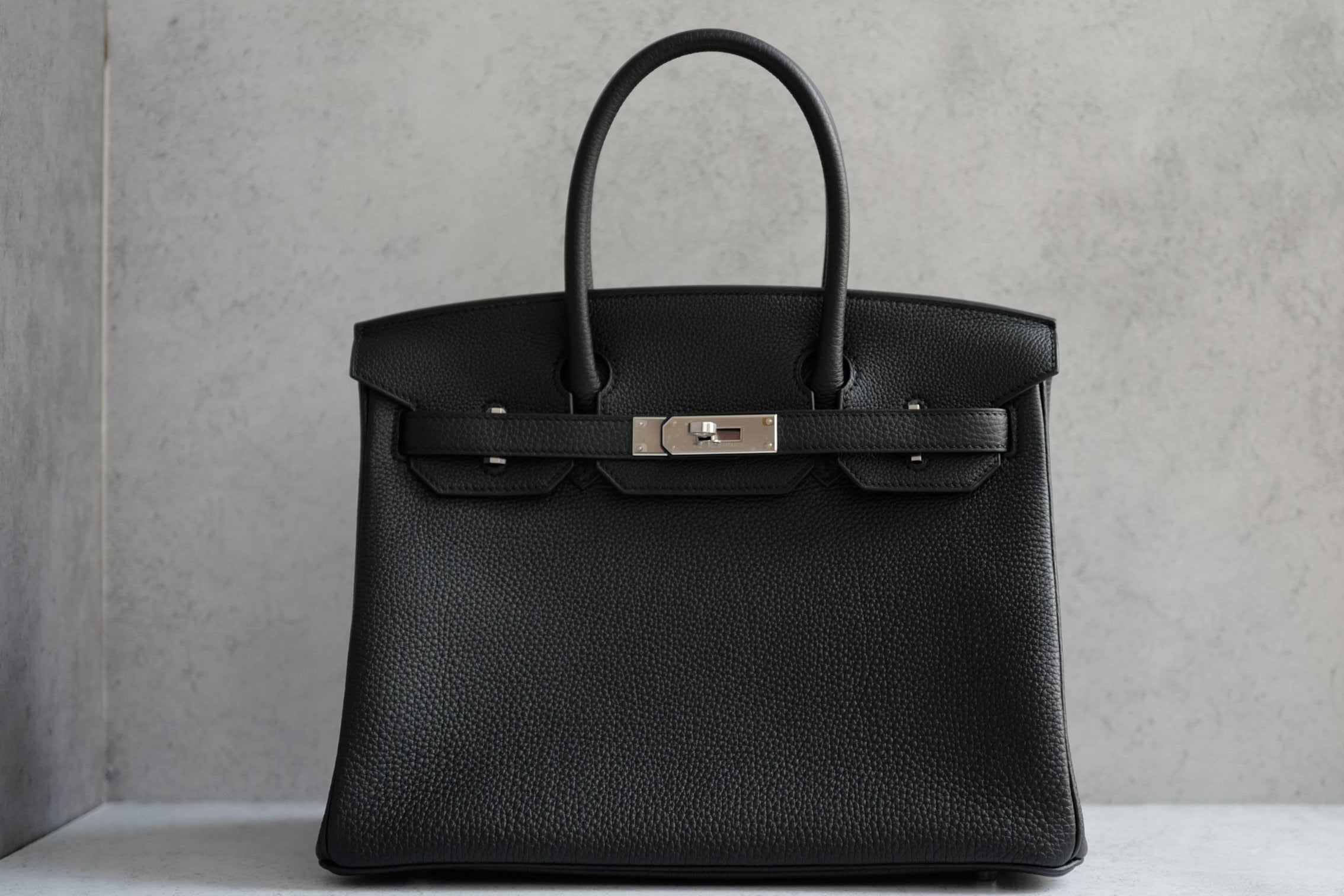 BNIB Hermes Birkin 30 Black Togo Leather Palladium Hardware G Stamp 2026