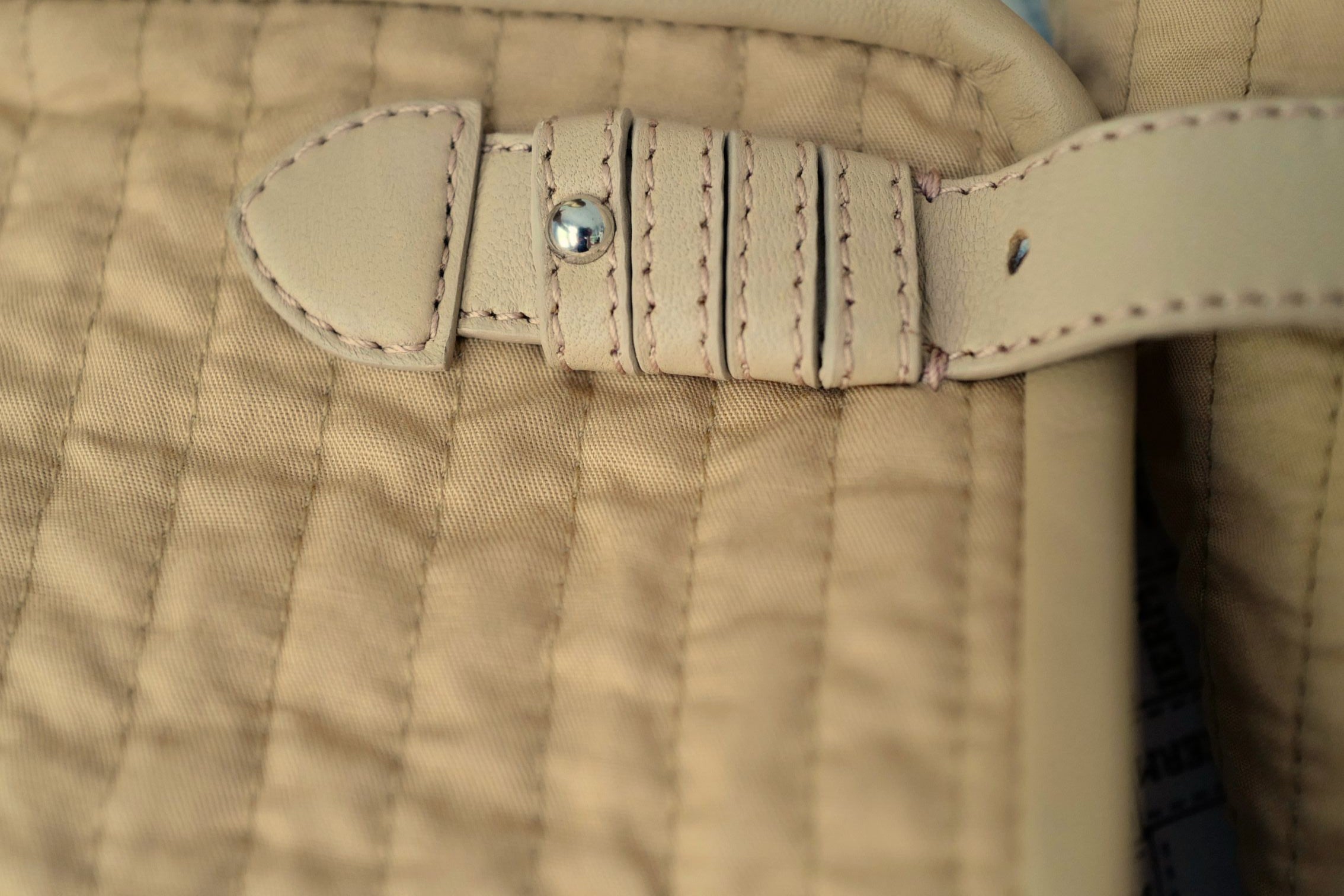 NEW Hermès Quilted Outdoor Jacket Beige Cajou size 36