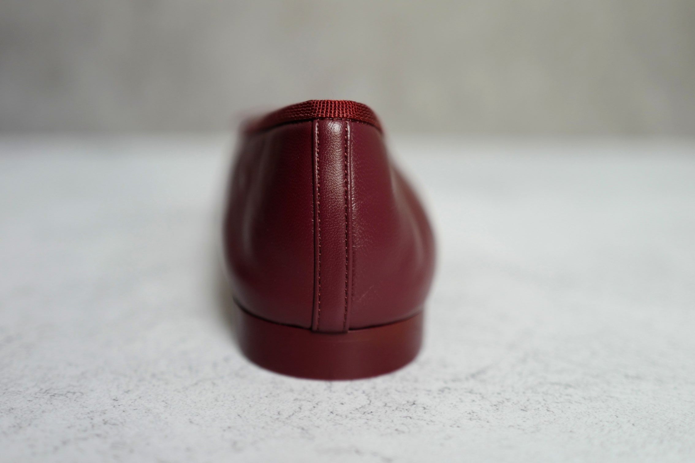 Chanel 26S Matthieu Blazy's Ballet Flats Burgundy Pink Lambskin Size 37C
