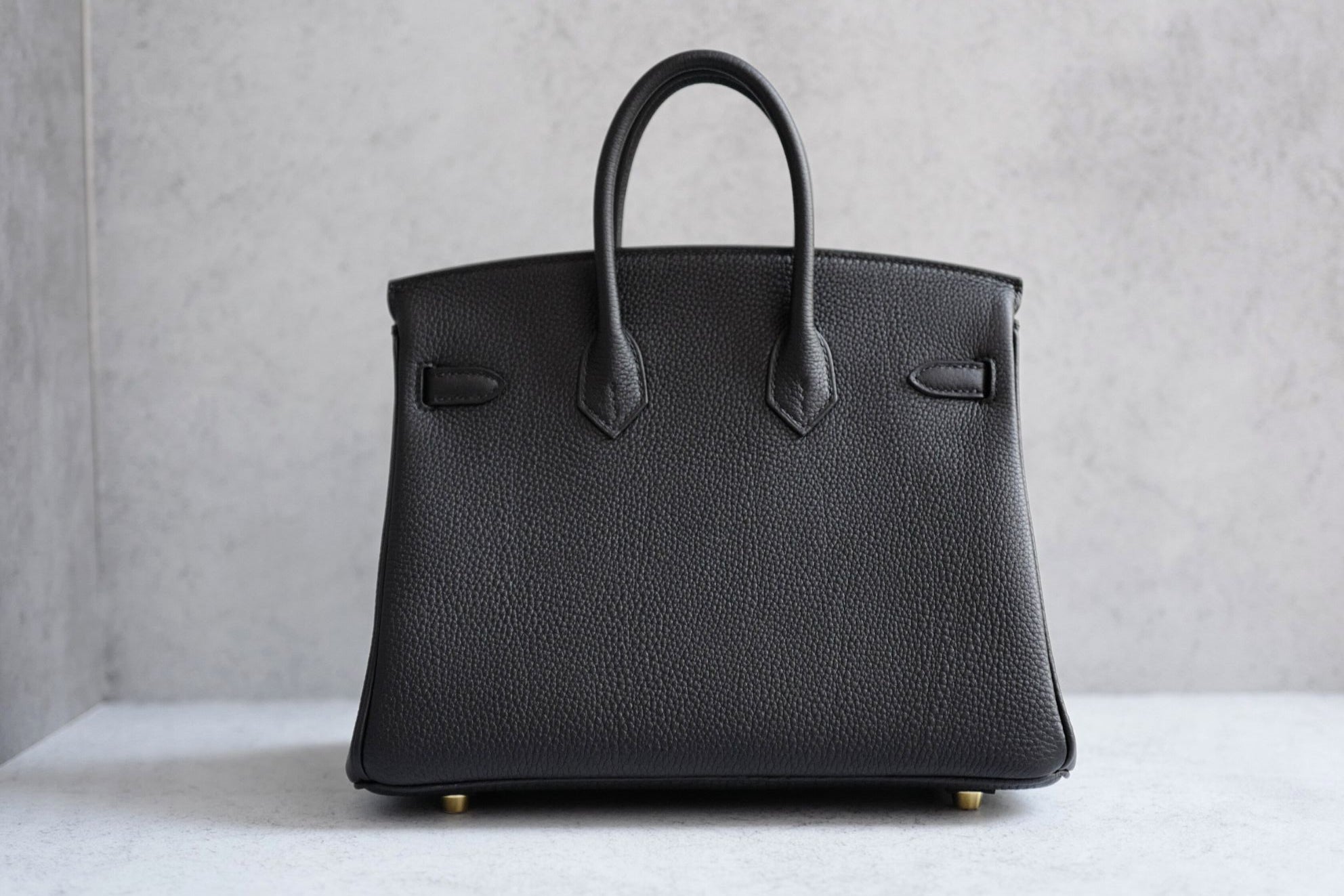 Hermès Birkin 25 Black Togo Leather Gold Hardware K Stamp 2025