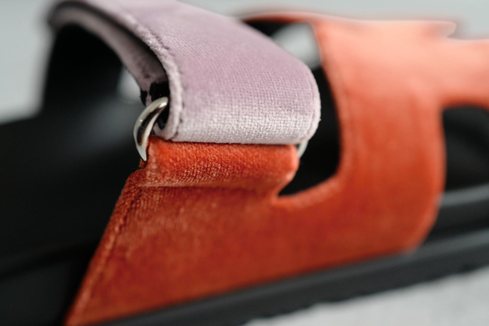 *BNIB* Hermes Women's Chypre Suede Goat Skin Orange Canyon/Bruyere Size 37.5