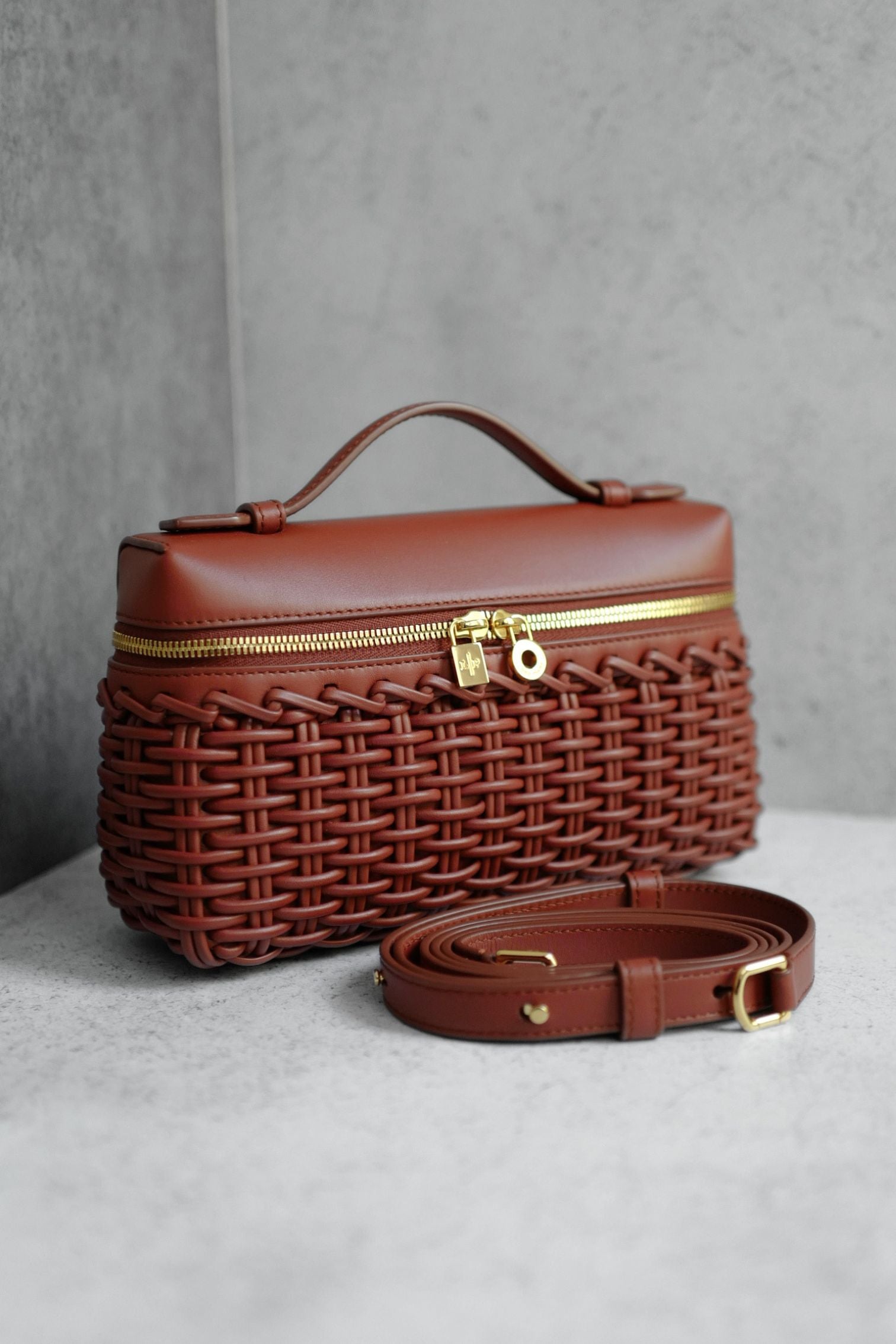Loro Piana Extra Pocket L19 Limited Deep Kummel/Sun Gold Calfskin Gold Hardware