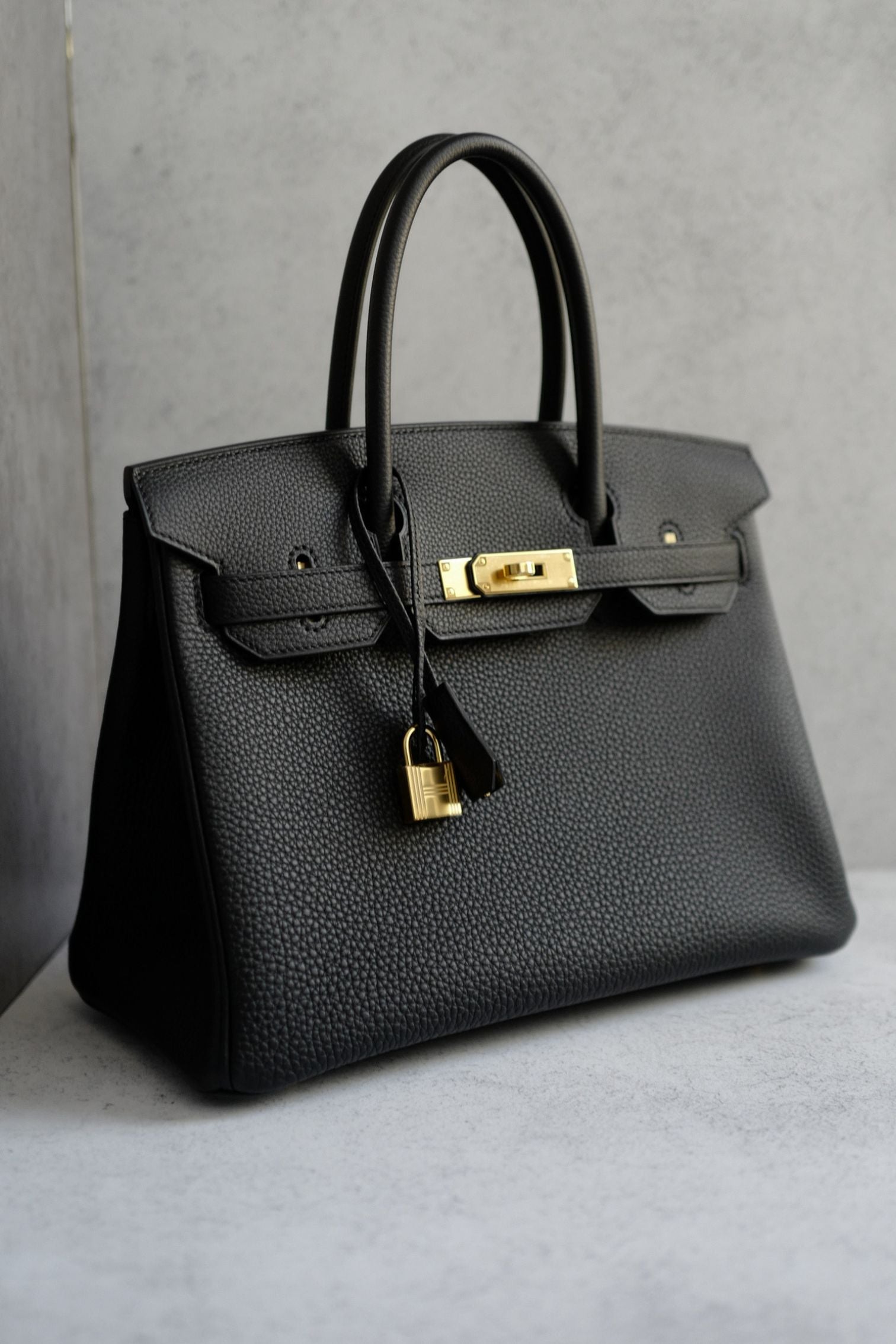 BNIB Hermes Birkin 30 Black Togo Leather Gold Hardware G Stamp 2026