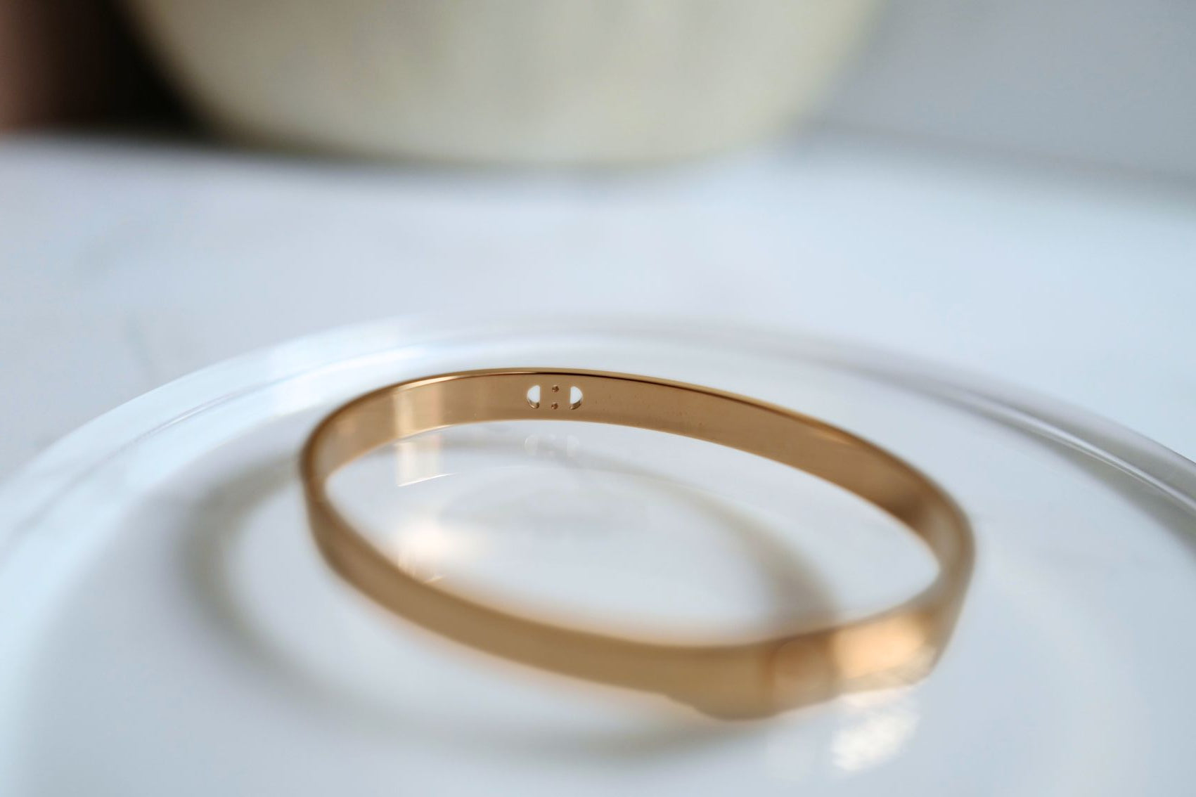 Hermès H d’Ancre Small Bracelet Rose Gold 18K SH