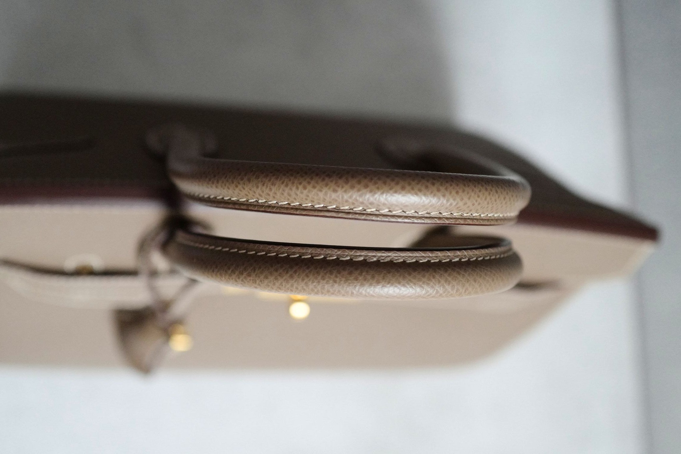 Hermès Birkin 30 Etoupe Epsom Leather Sellier with Gold HW Stamp Z