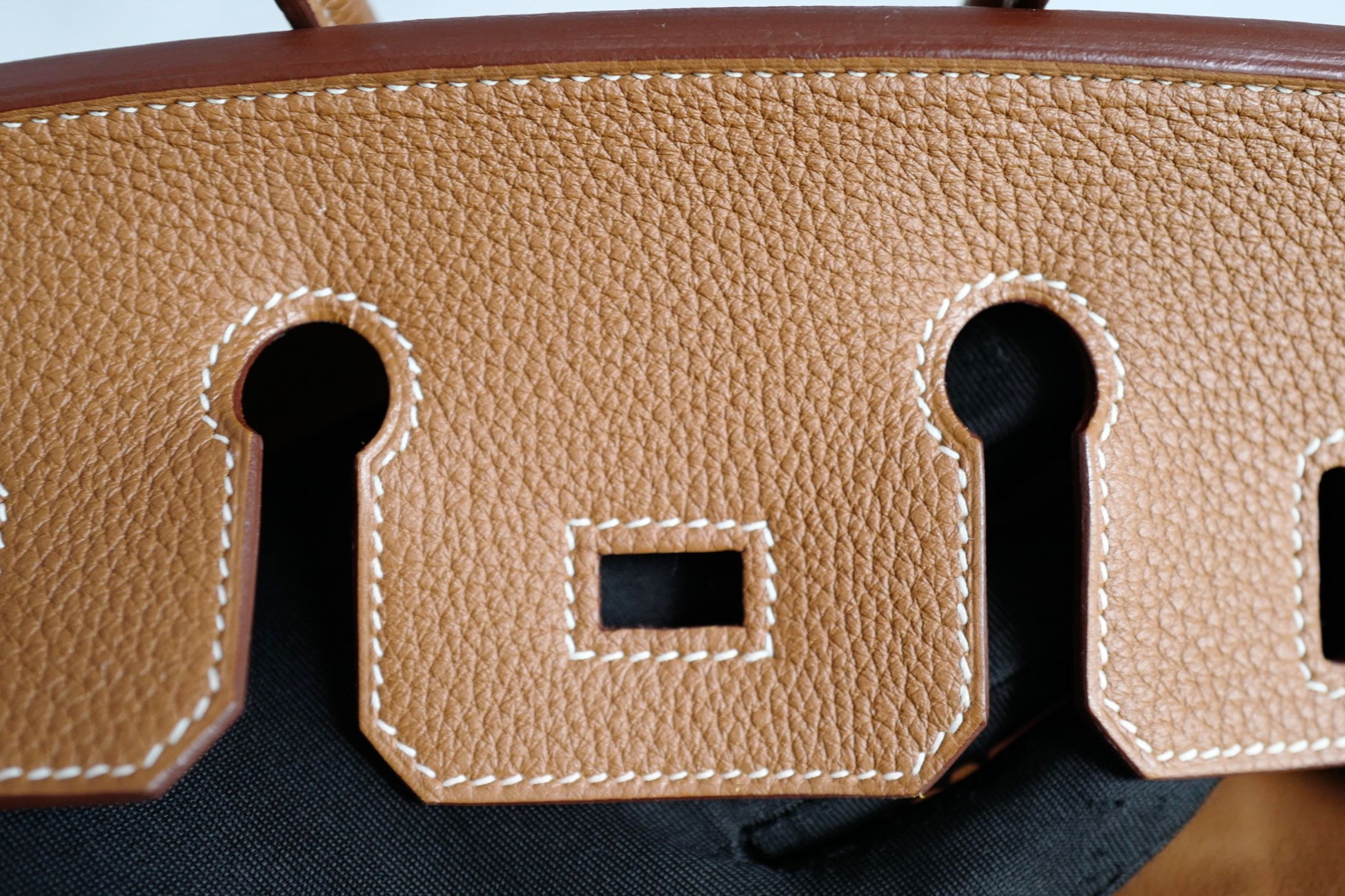Hermes Birkin 25 Gold Togo Leather Gold Hardware W Stamp 2024